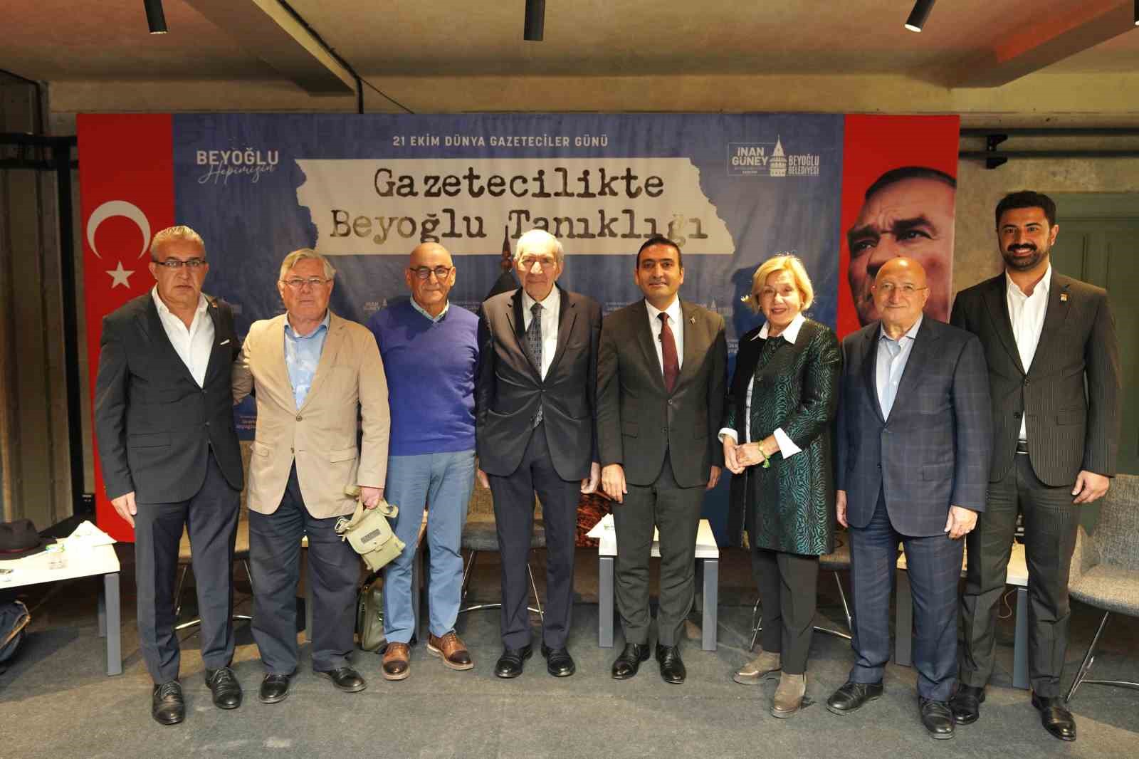 Beyoğlu’nda “Gazetecilikte Beyoğlu Tanıklığı” paneli düzenlendi
