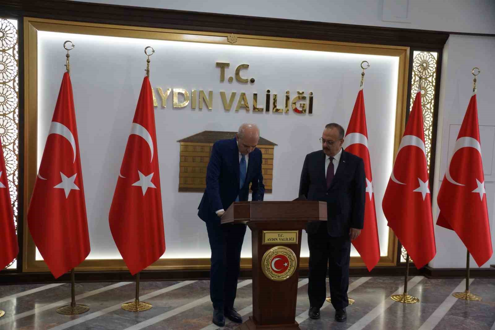 Vali Canbolat, TBMM Başkanı Kurtulmuş’u ağırladı
