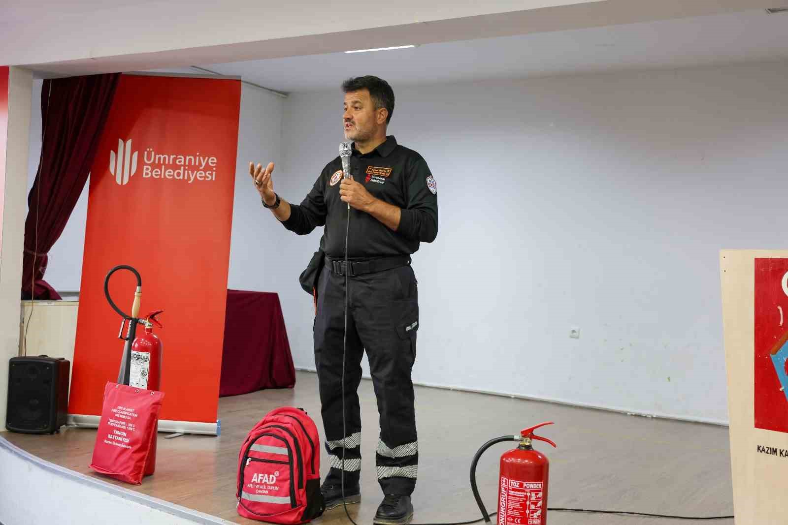 Ümraniye Belediyesi’nden afetlere karşı örnek program
