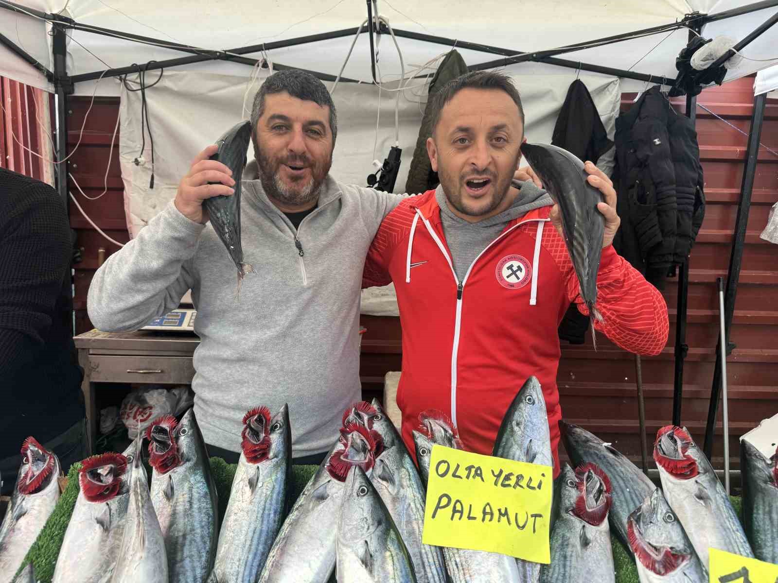 Palamut fiyatı düştü, vatandaş ilgi gösterdi
