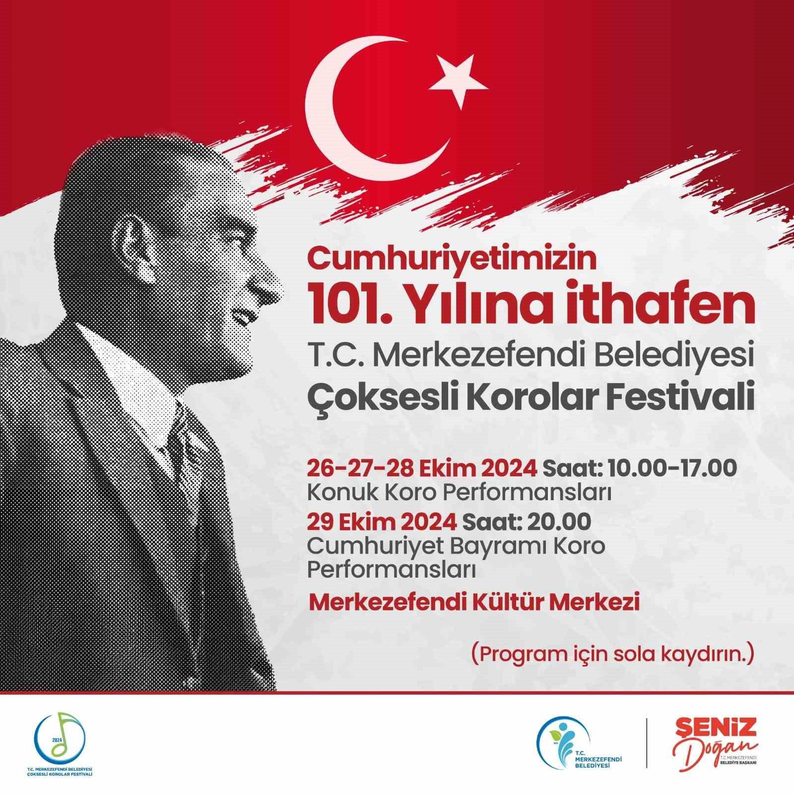 Merkezefendi Belediyesinde Çoksesli Korolar Festivali başlıyor
