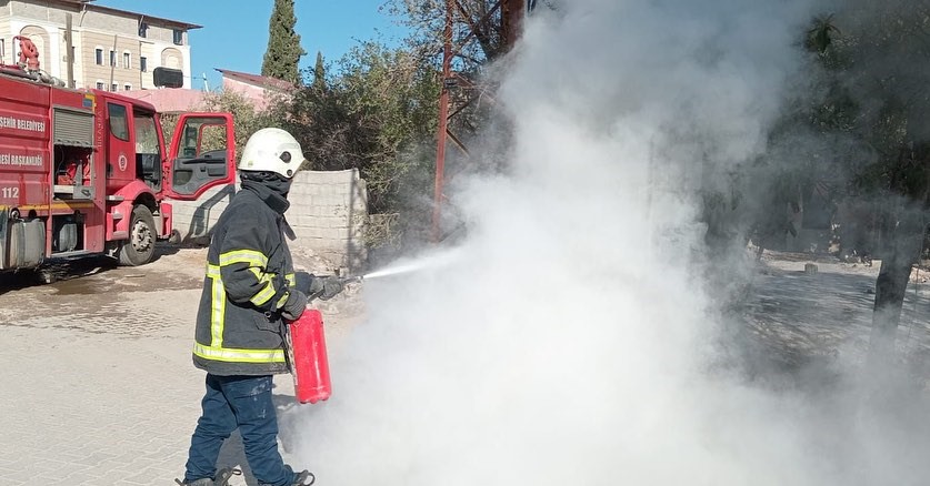 Kırıkhan’da trafo yangını
