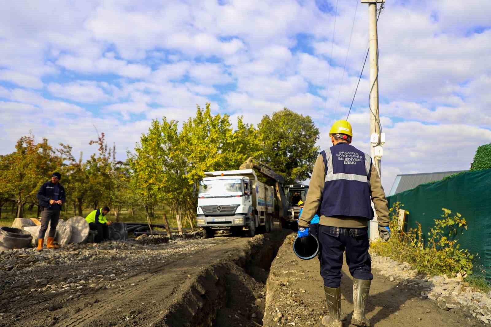 Sakarya’nın o mahallelerine bin 200 metrelik yeni atıksu hattı
