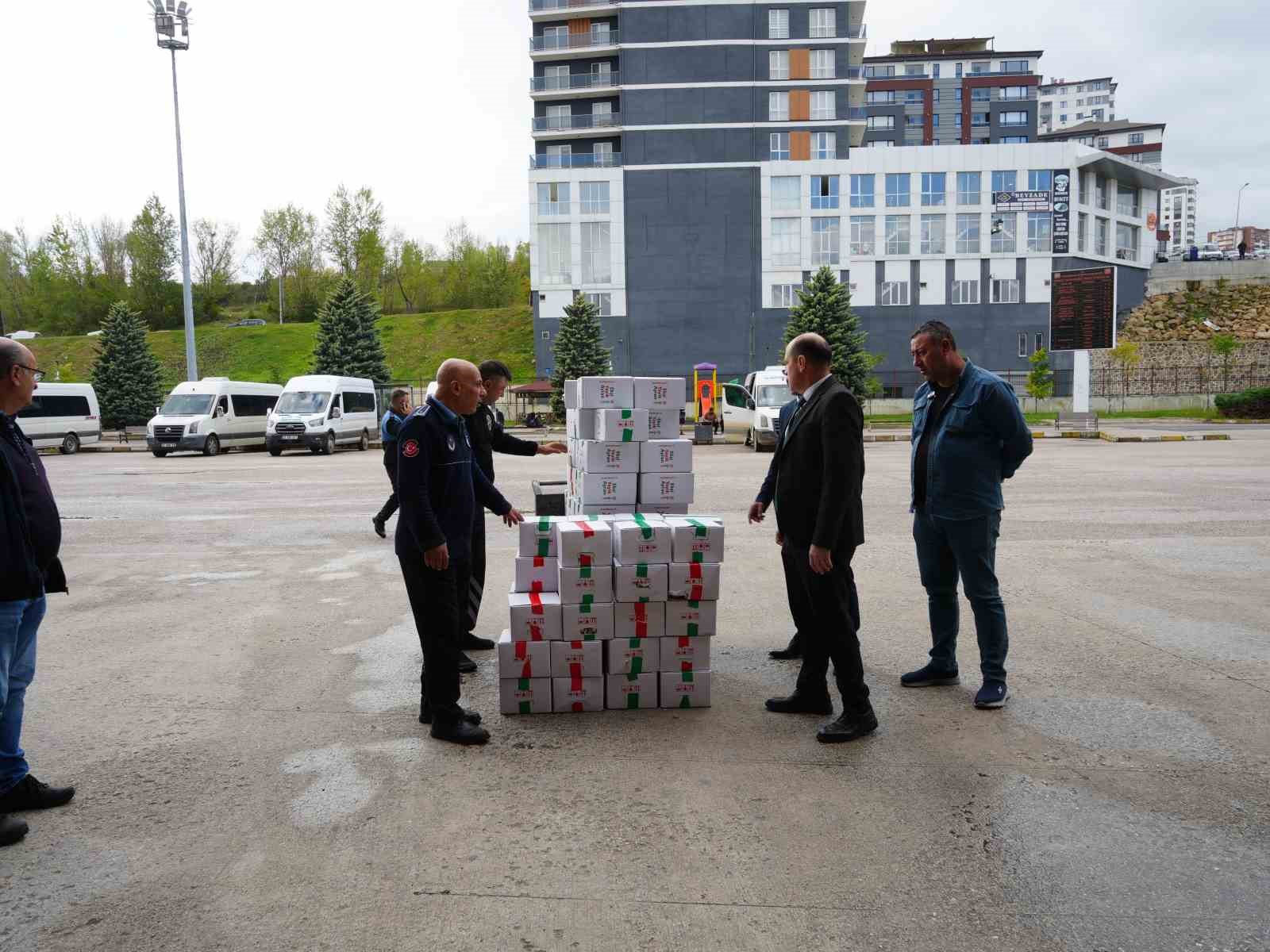 Kastamonu’da uygun şartlarda saklanmayan 100 koli ayrana el konuldu
