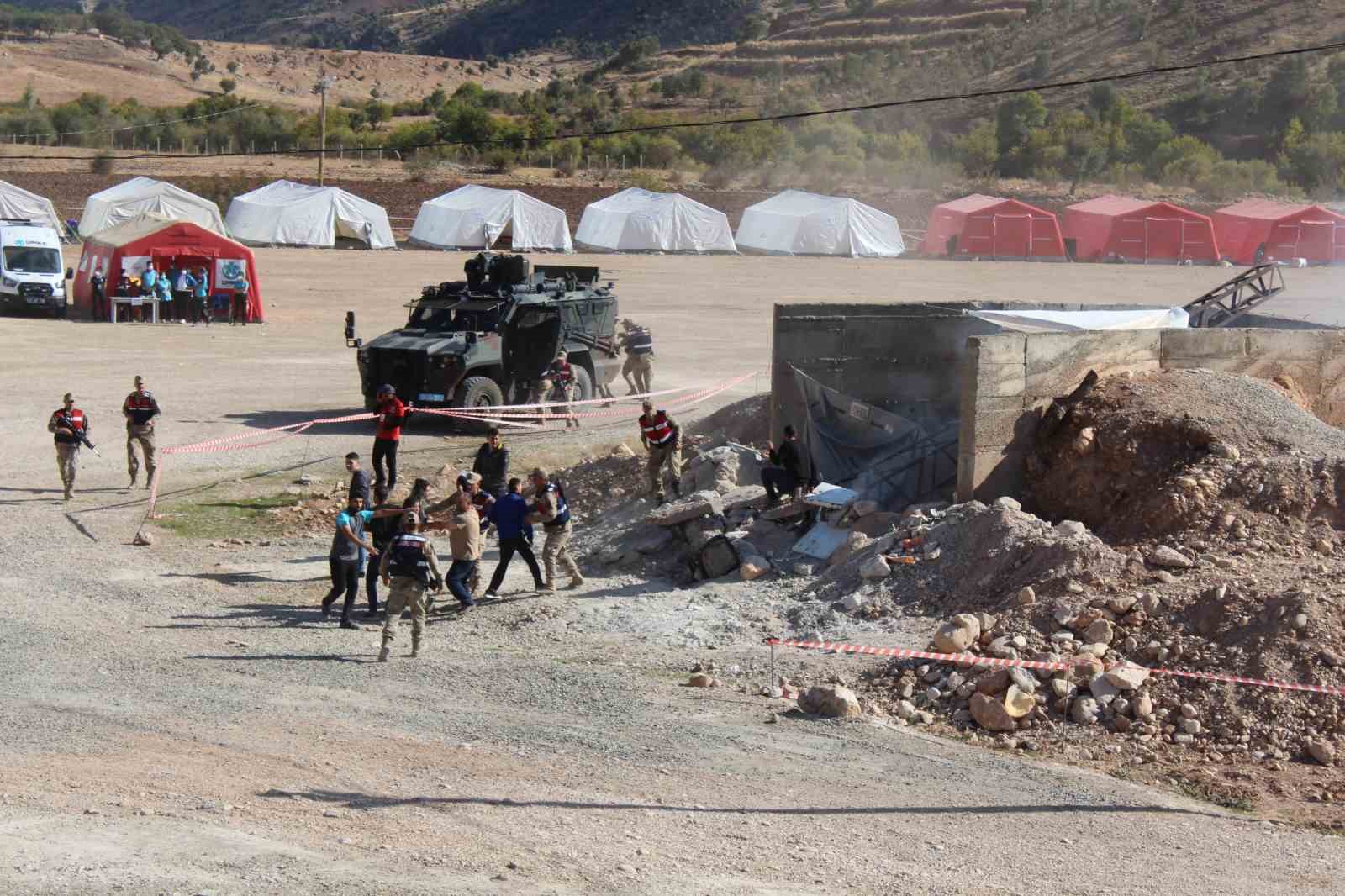 UMKE 30. Bölge Tatbikatı Siirt’te yapıldı
