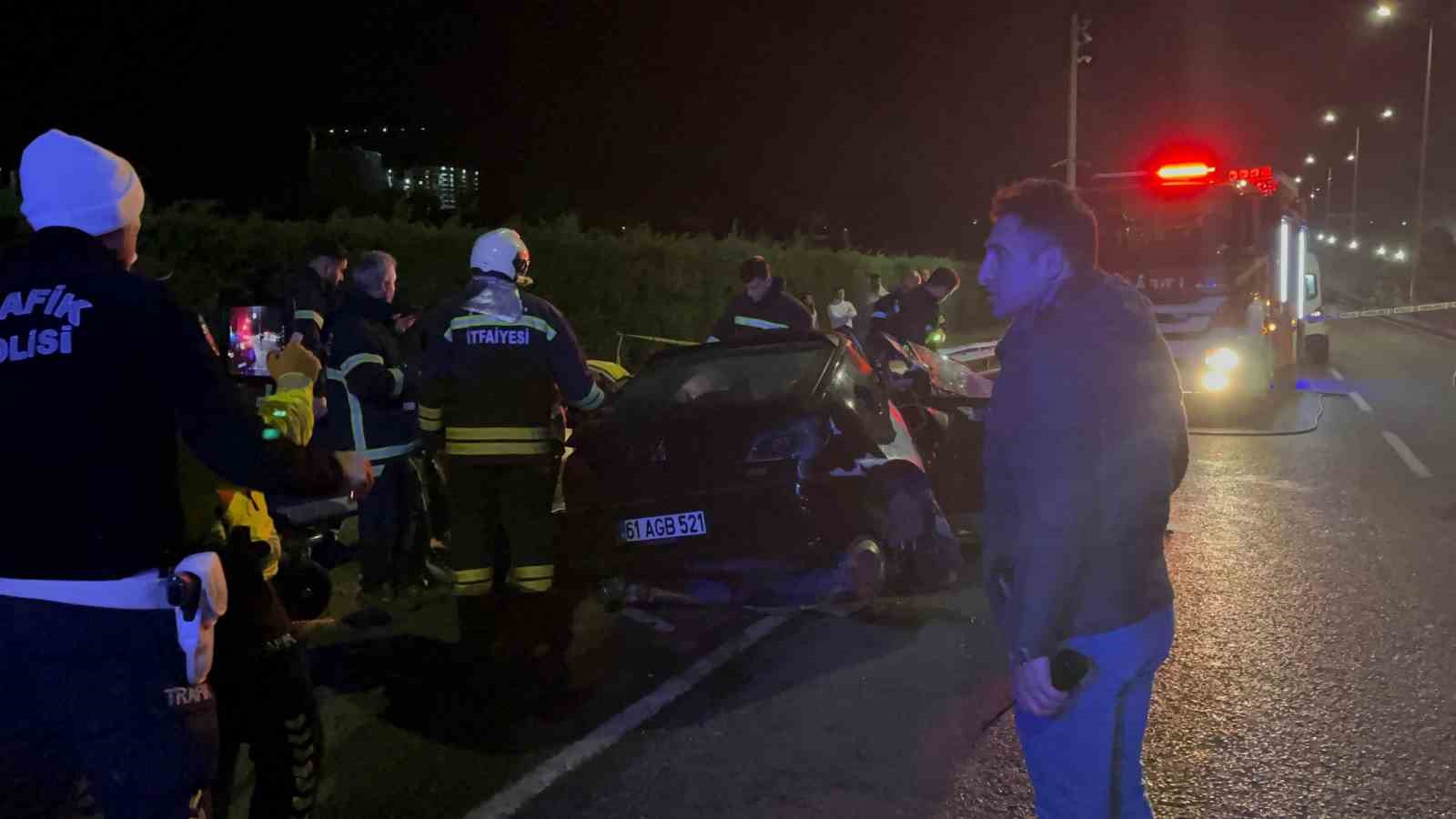 Çerkezköy-Kapaklı yolunda feci kaza: 1 ölü, 1 yaralı
