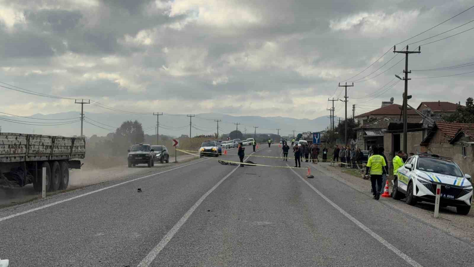 Gönen’de trafik kazasında bisiklet sürücüsü hayatını kaybetti
