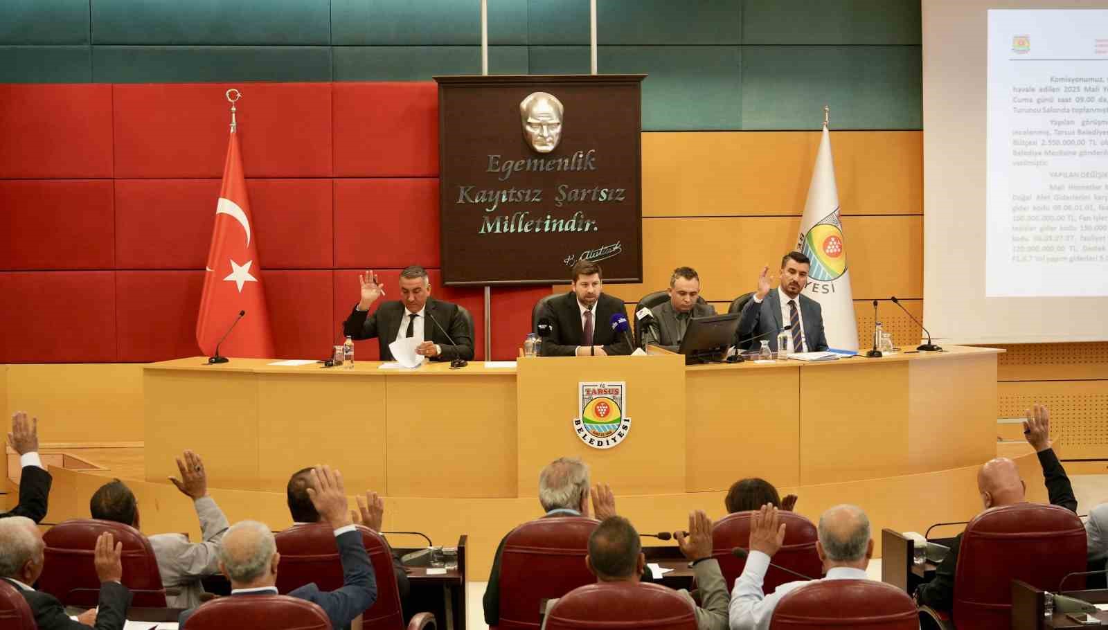 Tarsus Belediye Meclisi’nde TUSAŞ’a yapılan terör saldırısı kınandı
