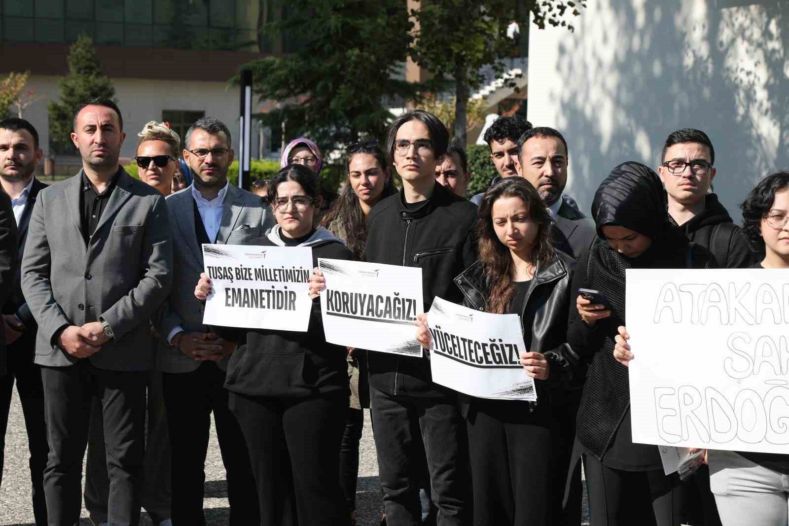 BTÜ öğrencilerinden TUSAŞ’a yapılan terör saldırısına tepki
