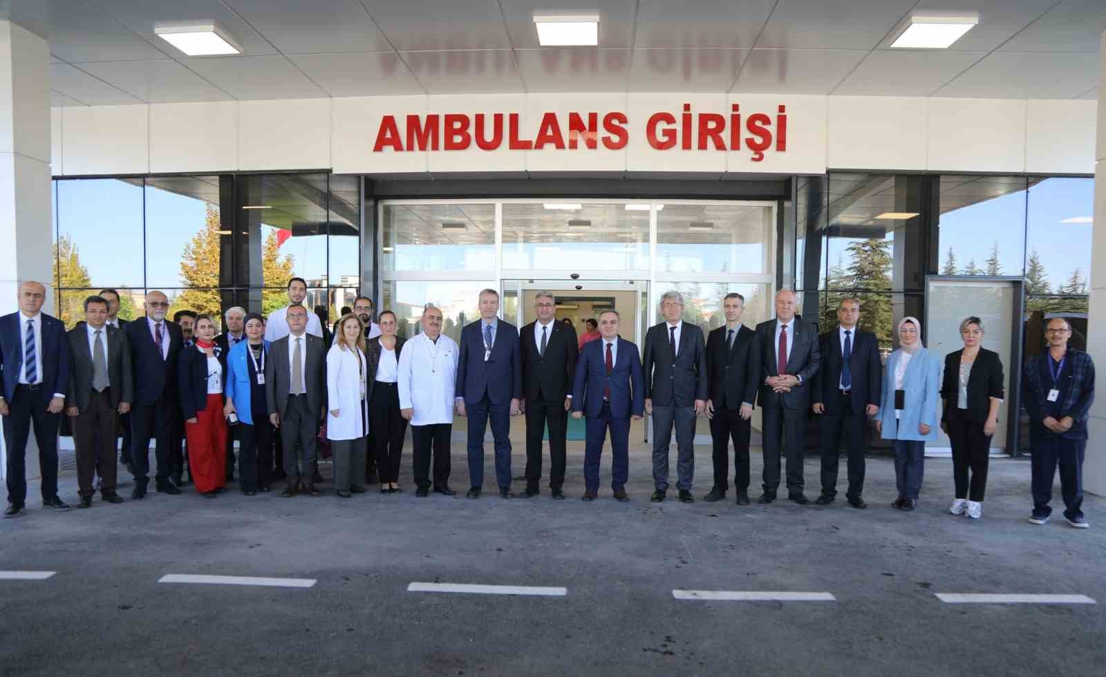 ERÜ Hastaneleri’nin yeni acil ek binası tanıtıldı
