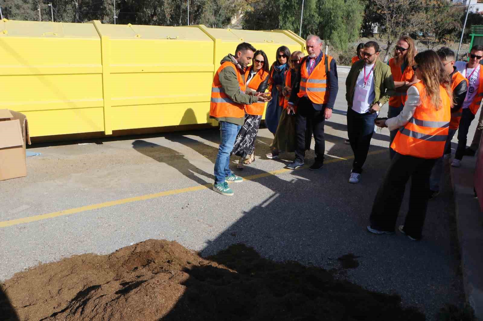 Söke Belediyesi, Avrupa’dan gelen konuklara geri dönüşümü anlattı
