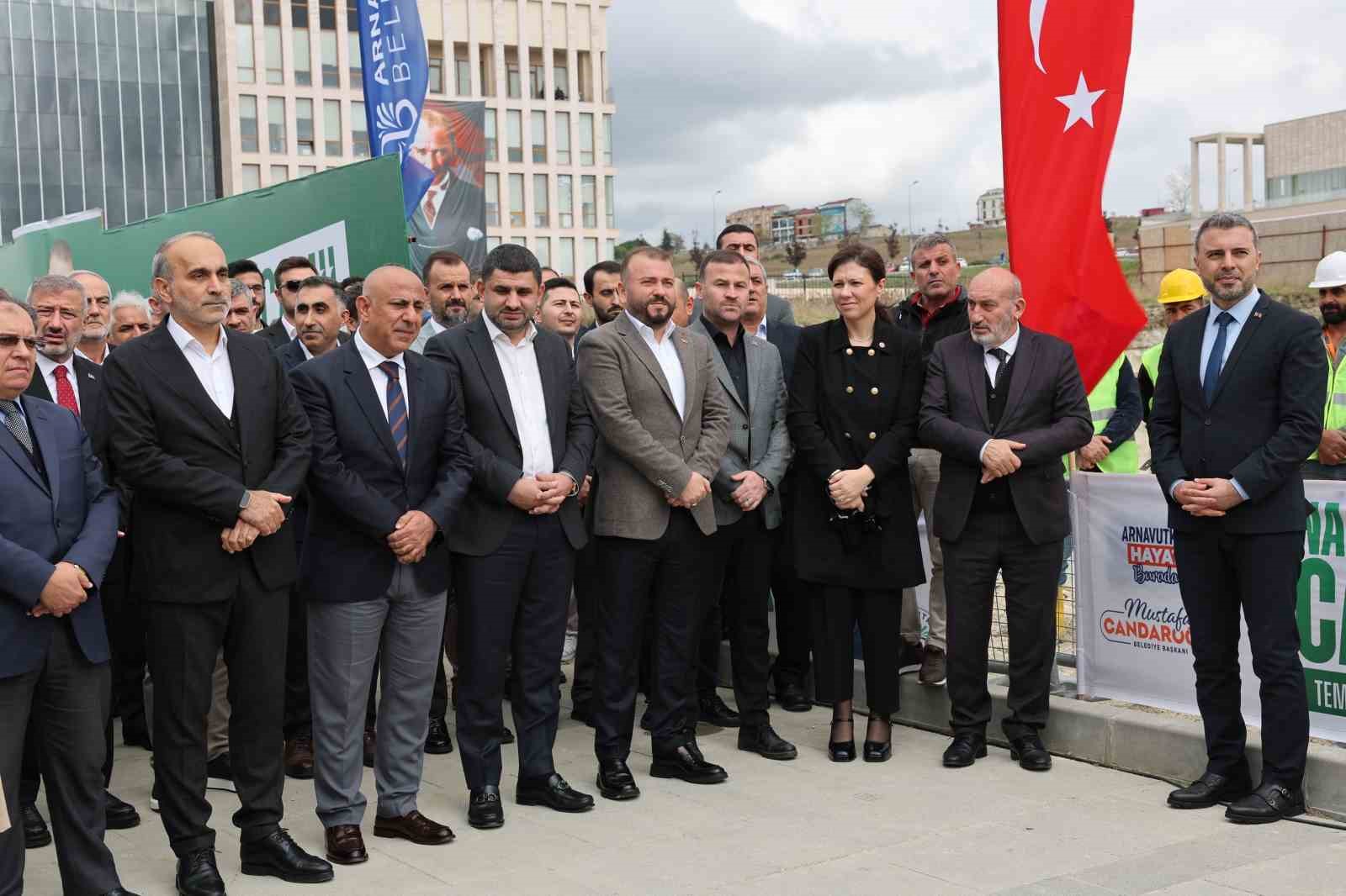 Arnavutköy’de Namazgah Camii’nin temeli atıldı
