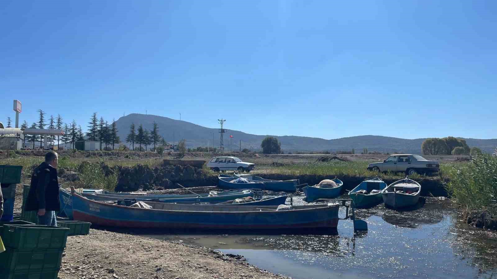 Beyşehir Gölünde balık boy denetimi
