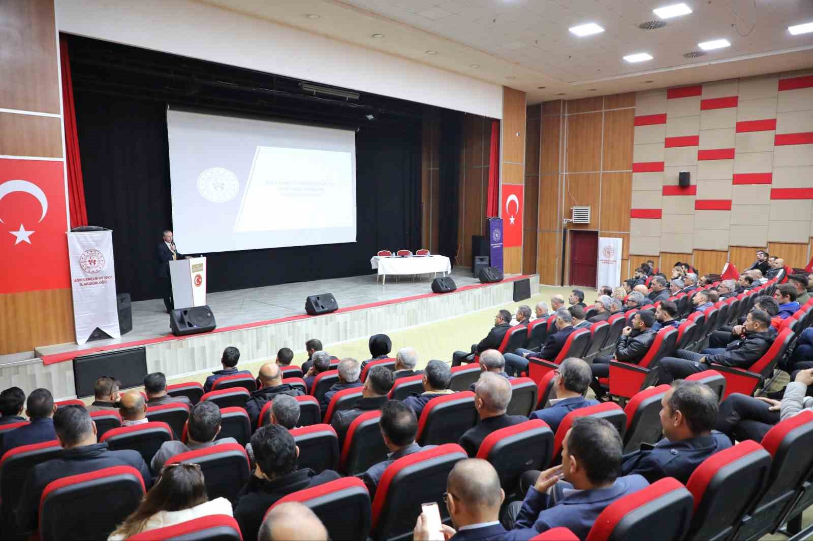 Ağrı’da “Okul Sporları Planlama ve Değerlendirme Toplantısı” gerçekleştirildi
