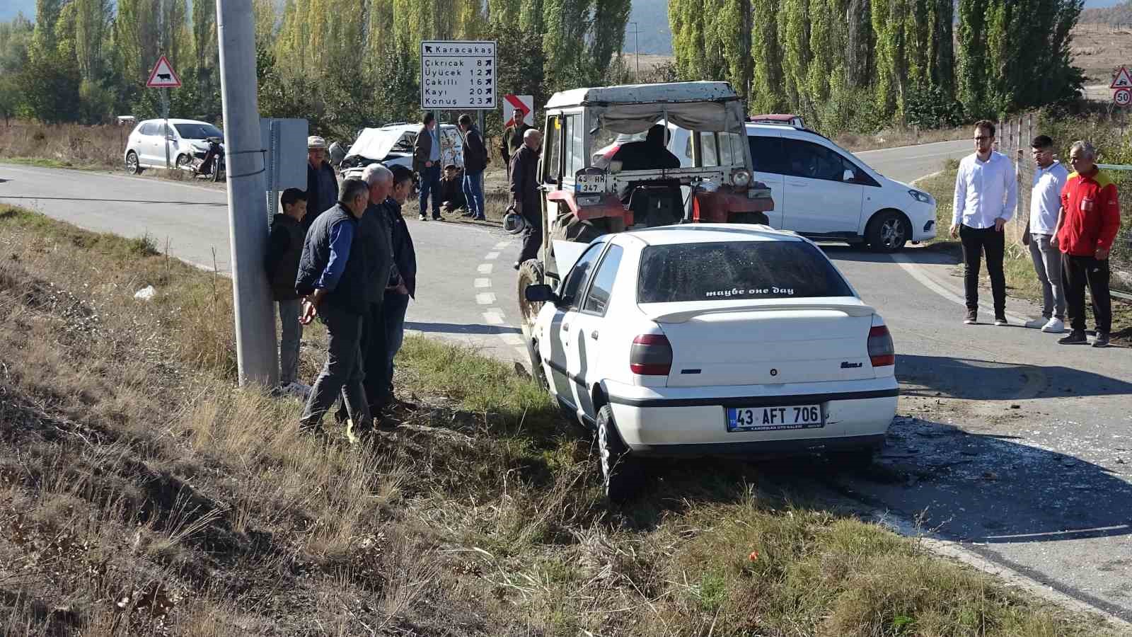 Tavşanlı’da trafik kazası 4 yaralı
