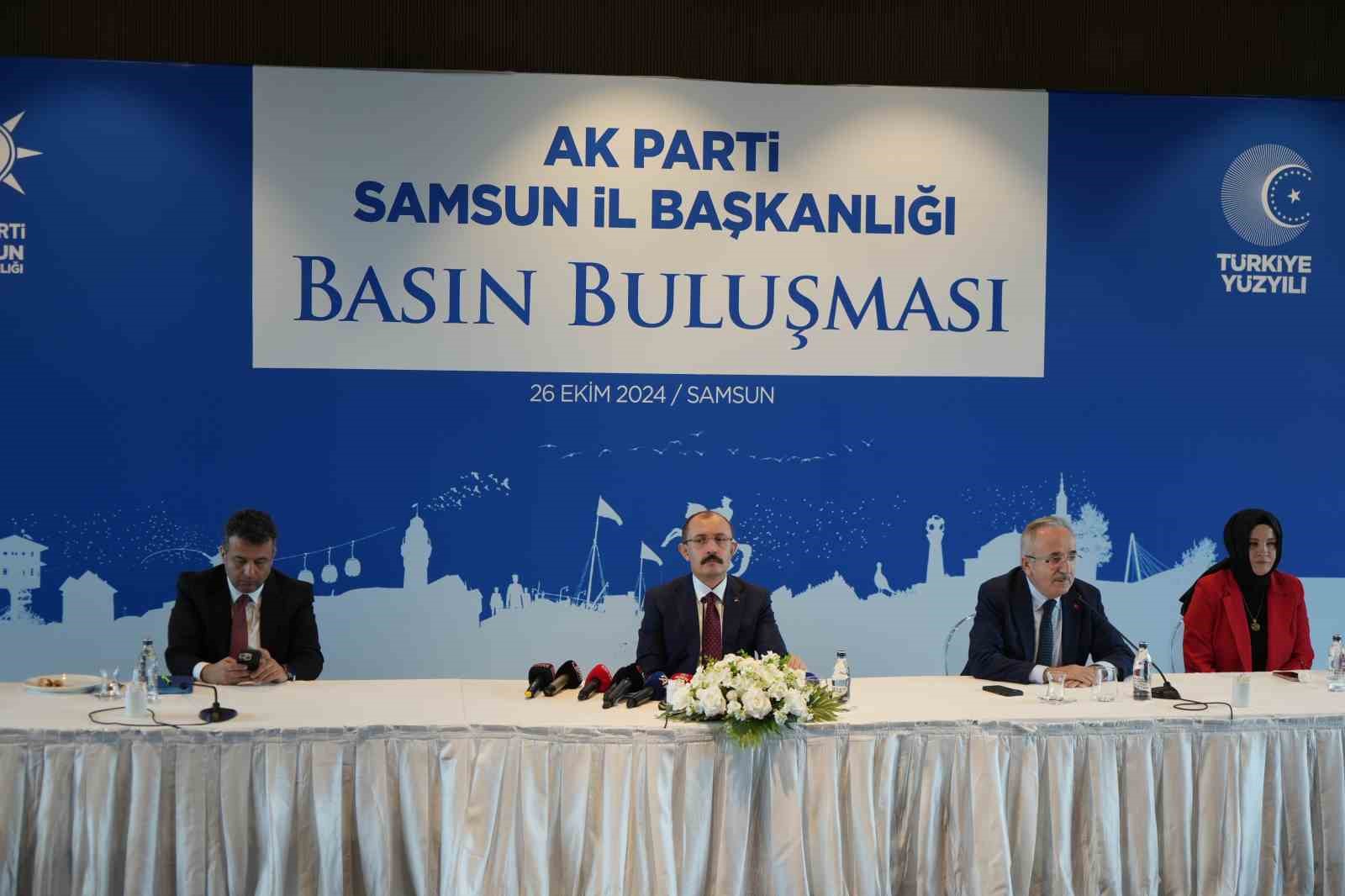 Muş: “Birinci gündemimiz Samsun-Ankara hızlı tren projesi