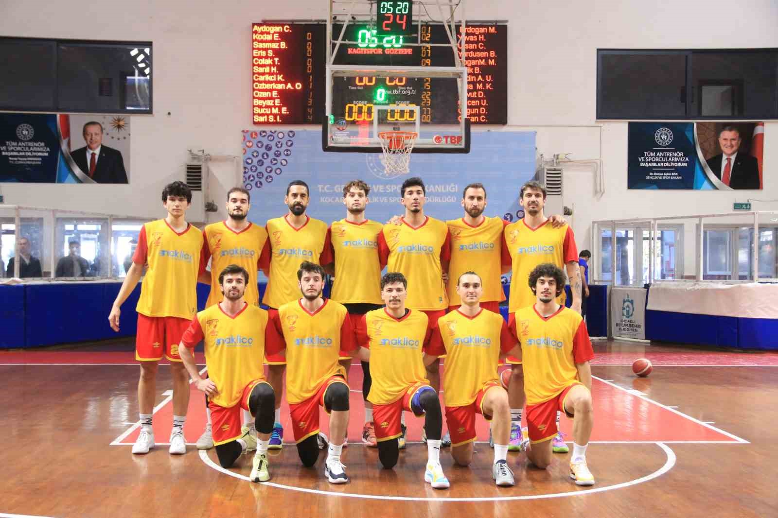 TB2L: Kocaeli BŞB Kağıtspor: 58 - Göztepe: 54
