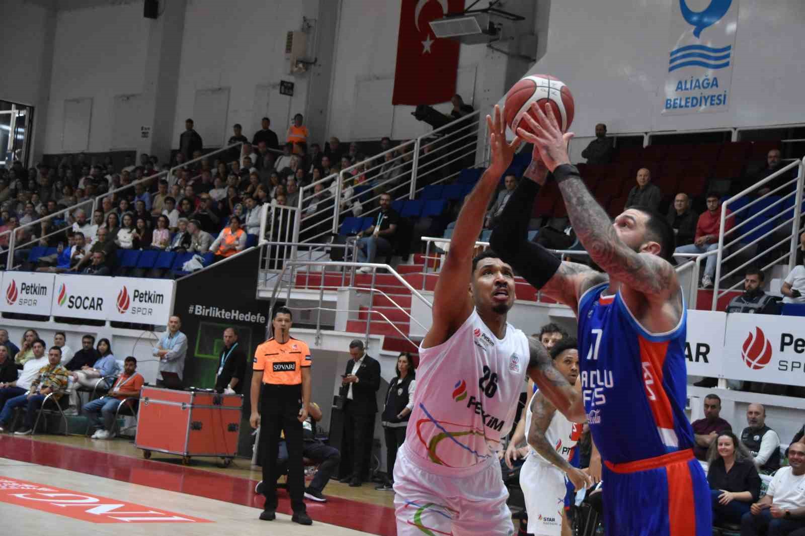 Basketbol Süper Ligi: Aliağa Petkimspor: 79 - Anadolu Efes: 85
