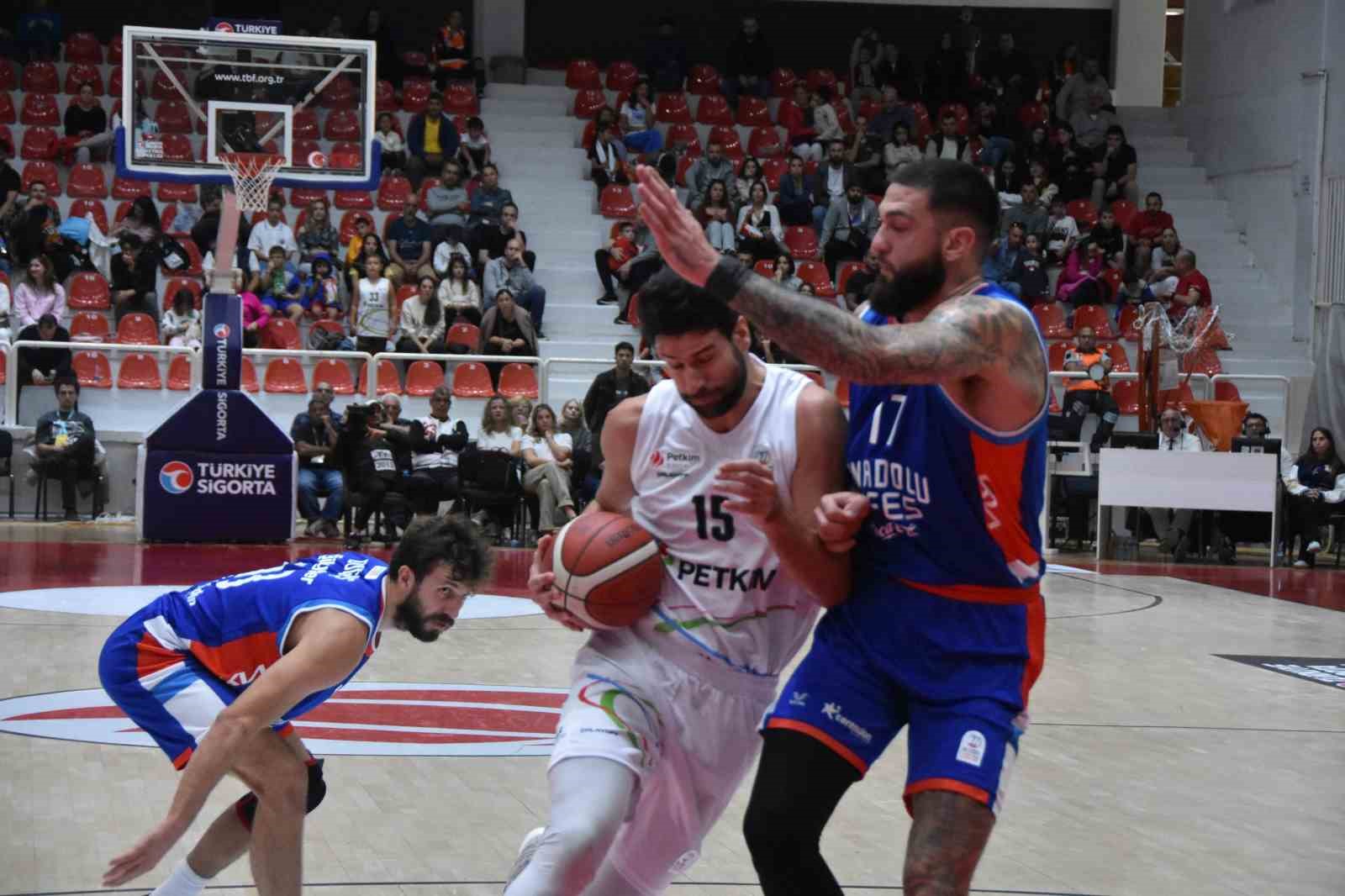 Basketbol Süper Ligi: Aliağa Petkimspor: 79 - Anadolu Efes: 85
