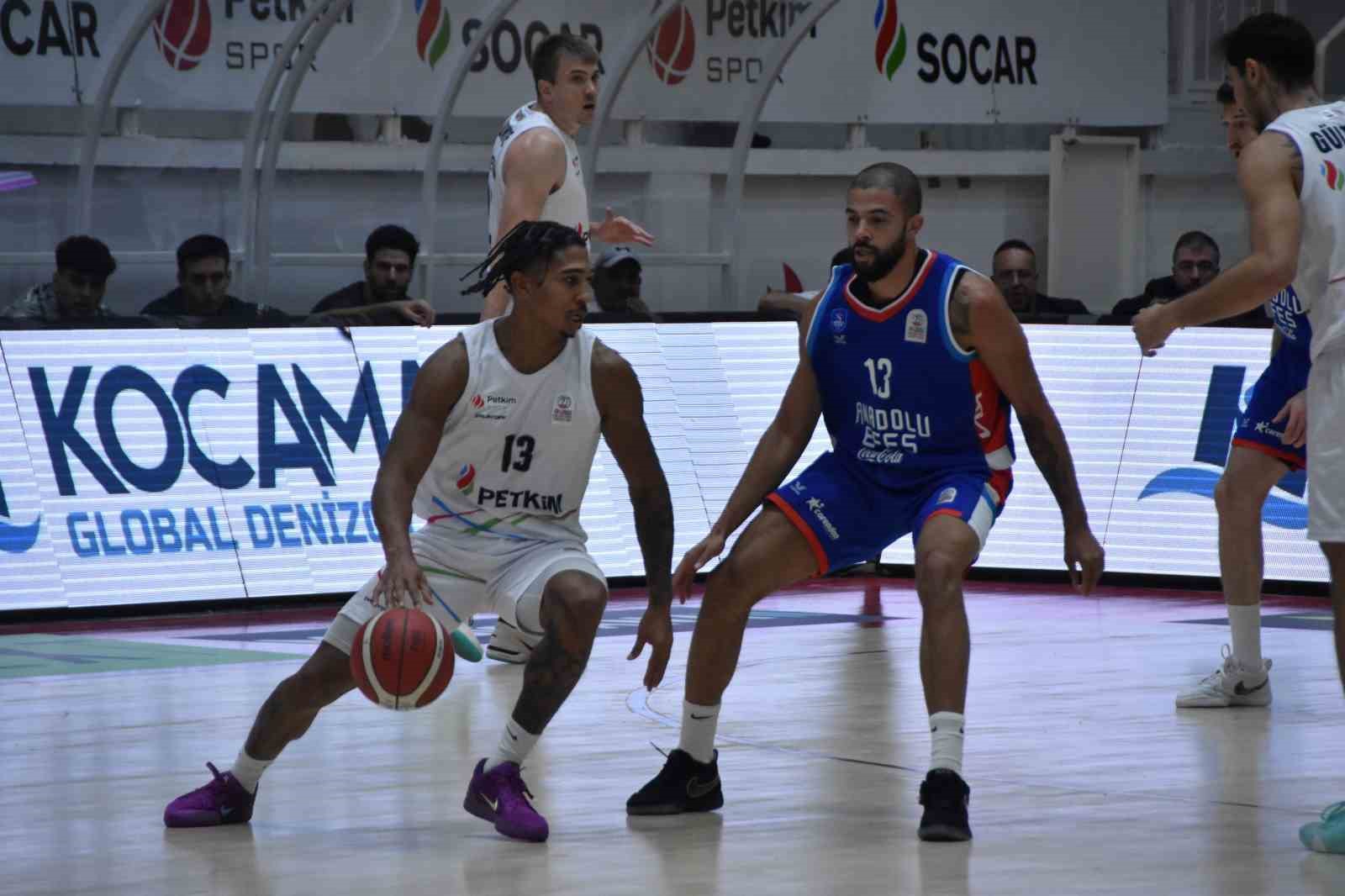 Basketbol Süper Ligi: Aliağa Petkimspor: 79 - Anadolu Efes: 85
