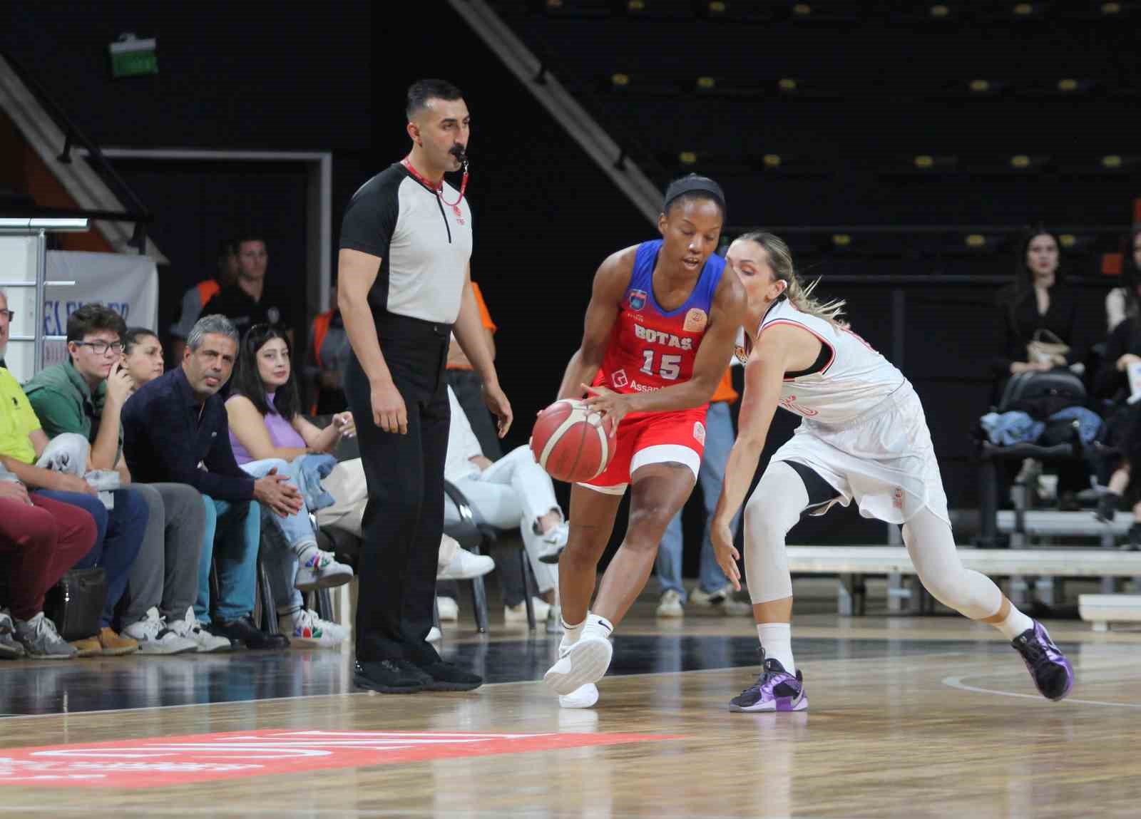 Kadınlar Basketbol Süper Ligi: ÇBK Mersin: 74 - BOTAŞ: 79
