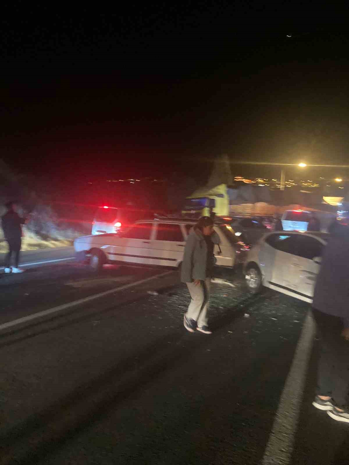 Nevşehir’de zincirleme trafik kazası: 1 yaralı
