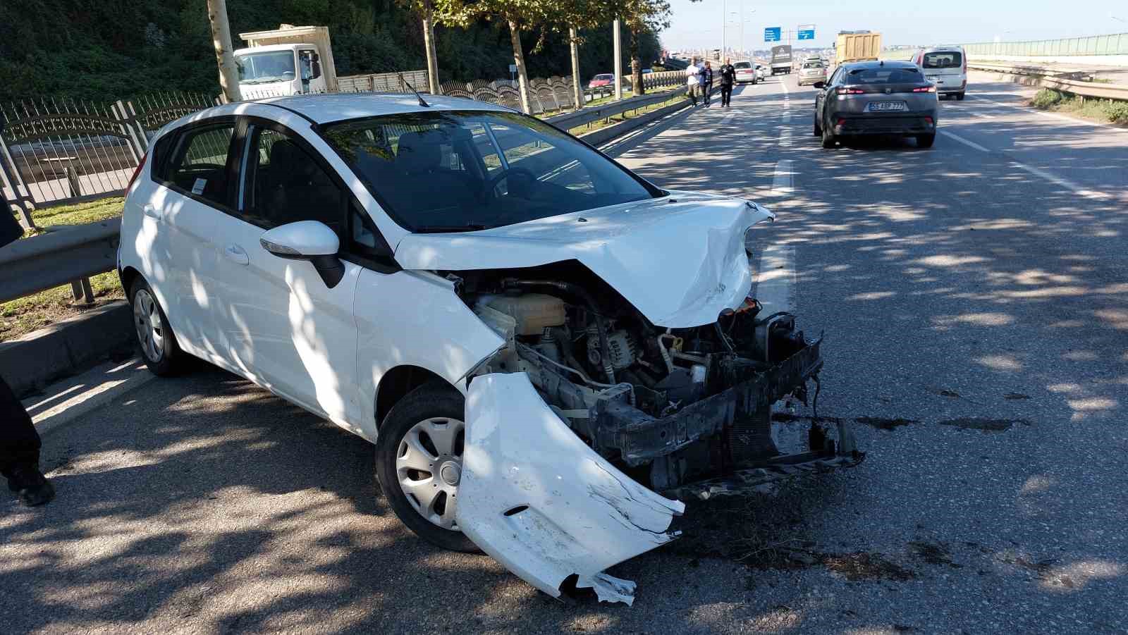 Samsun’da trafik kazası: 3 yaralı
