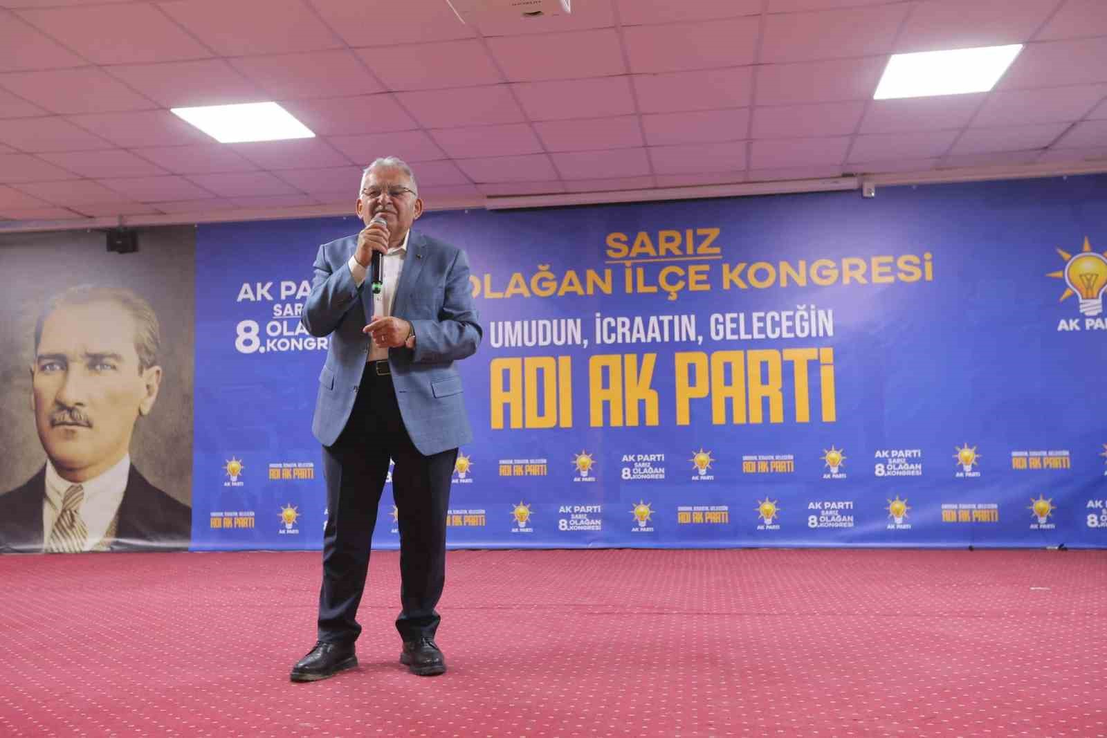 AK Parti Sarız Kongresi yapıldı
