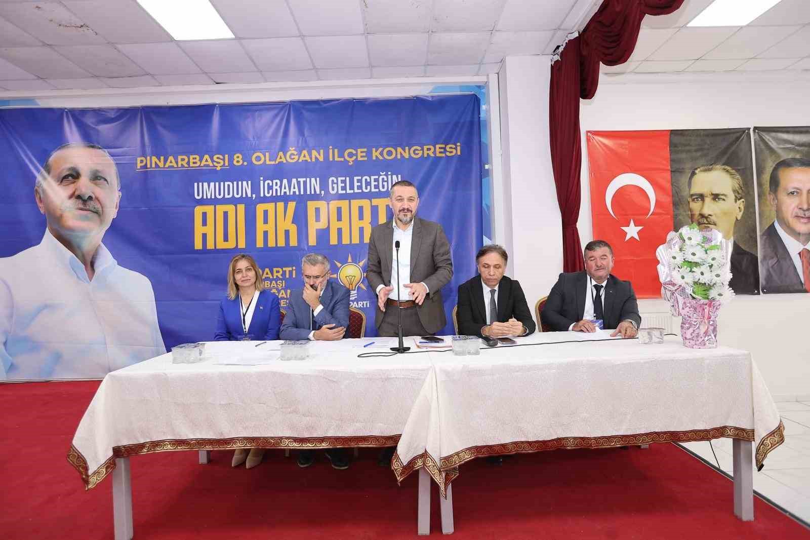 AK Parti Pınarbaşı İlçe Kongresi yapıldı
