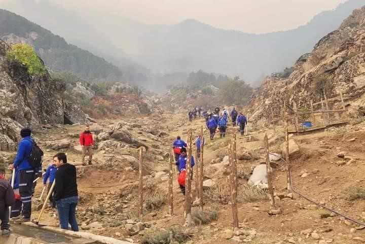 Denizli’deki yangına 5. günde müdahale devam ediyor
