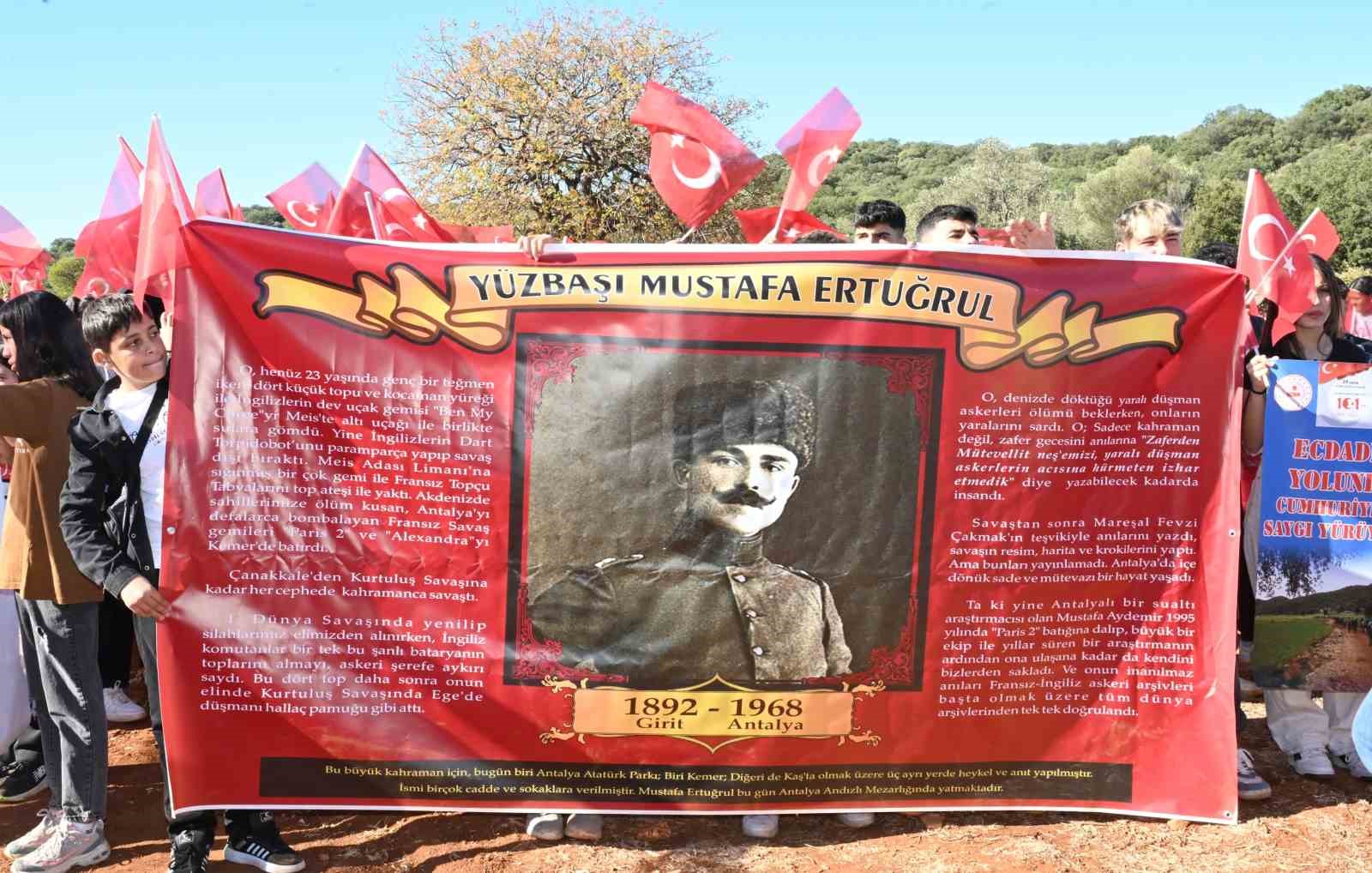 Antalya Mustafa Ertuğrul’un izinde yürüdü
