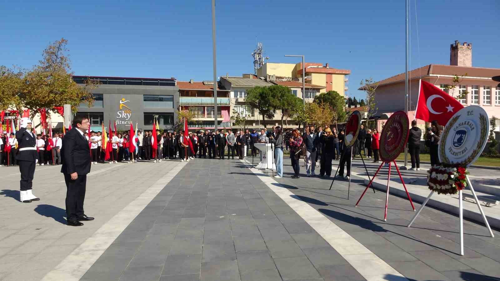 Çanakkale’de Cumhuriyet Bayramı coşkusu yaşanıyor
