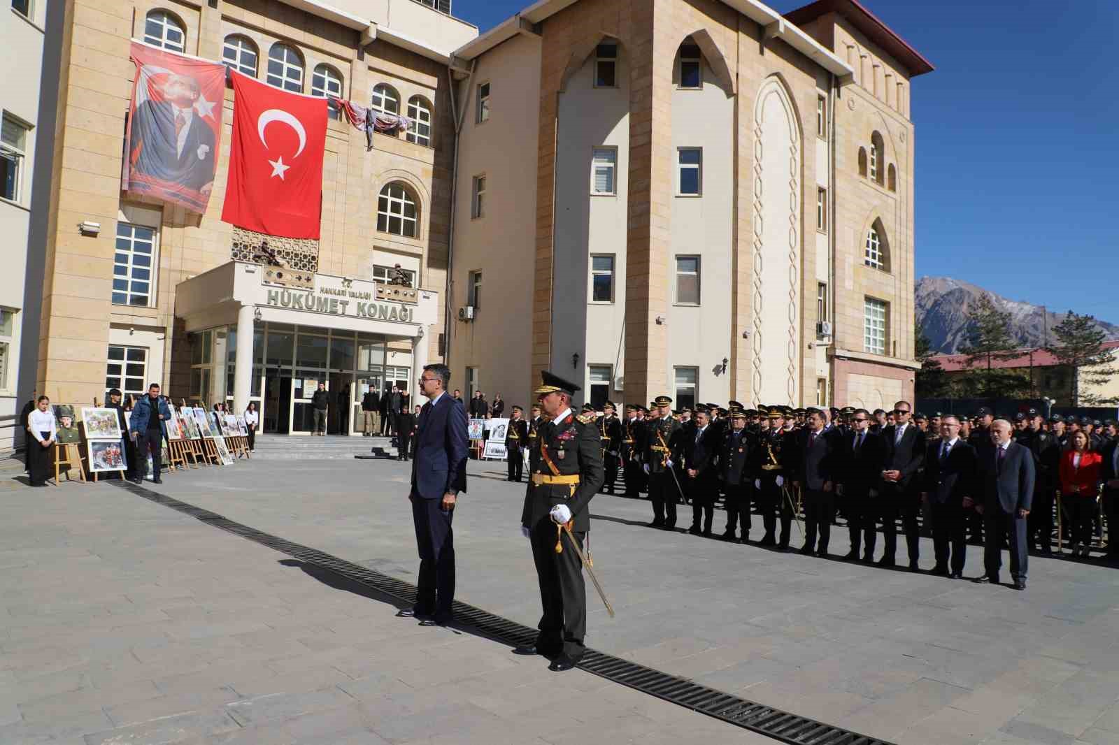 Hakkari’de Cumhuriyetin 101. yıl dönümü kutlamaları
