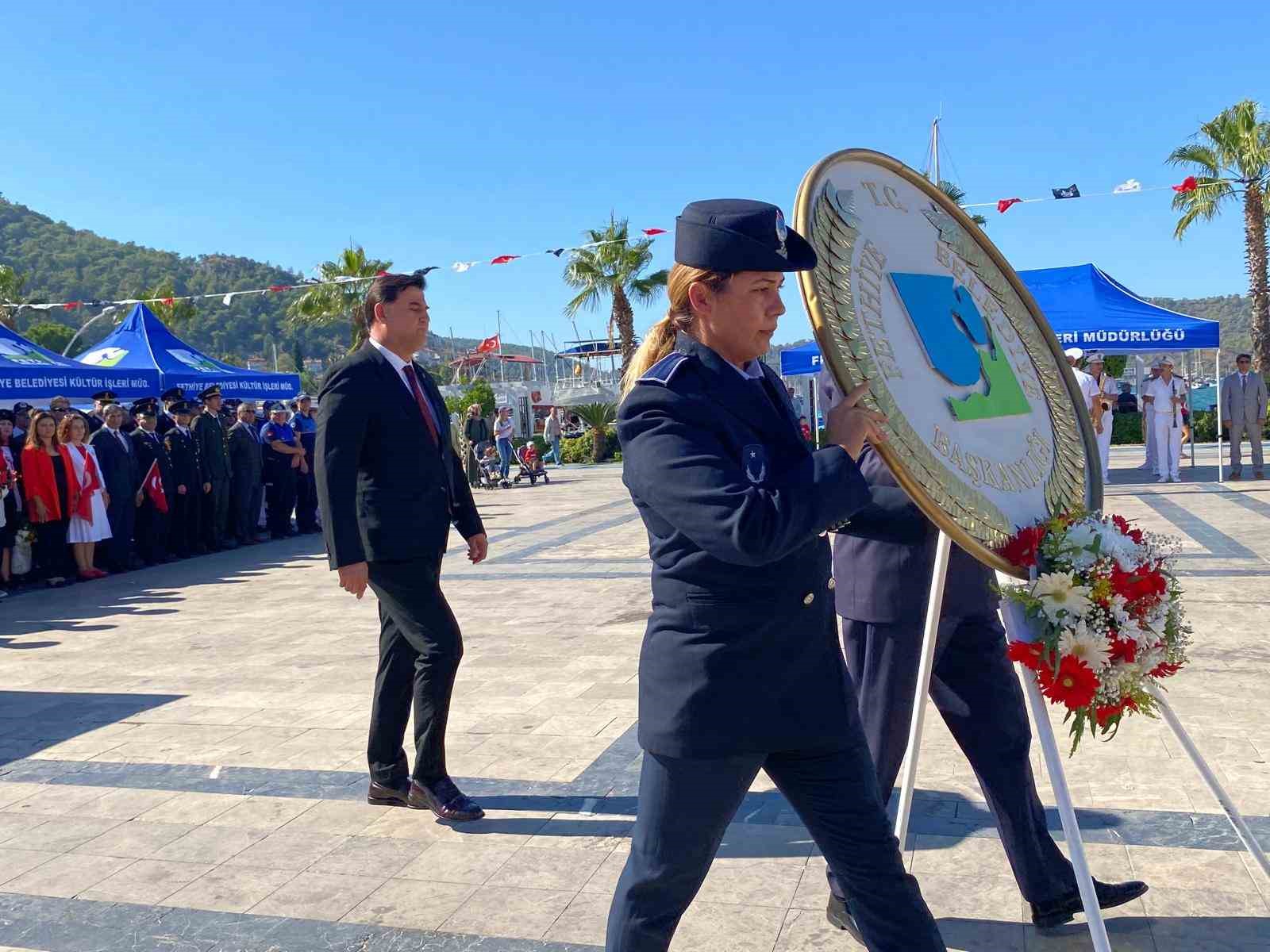 Fethiye’de 29 Ekim’in 101. yılı törenle kutlanıyor
