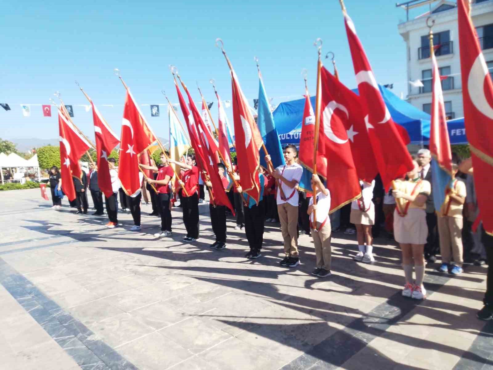 Fethiye’de 29 Ekim’in 101. yılı törenle kutlanıyor
