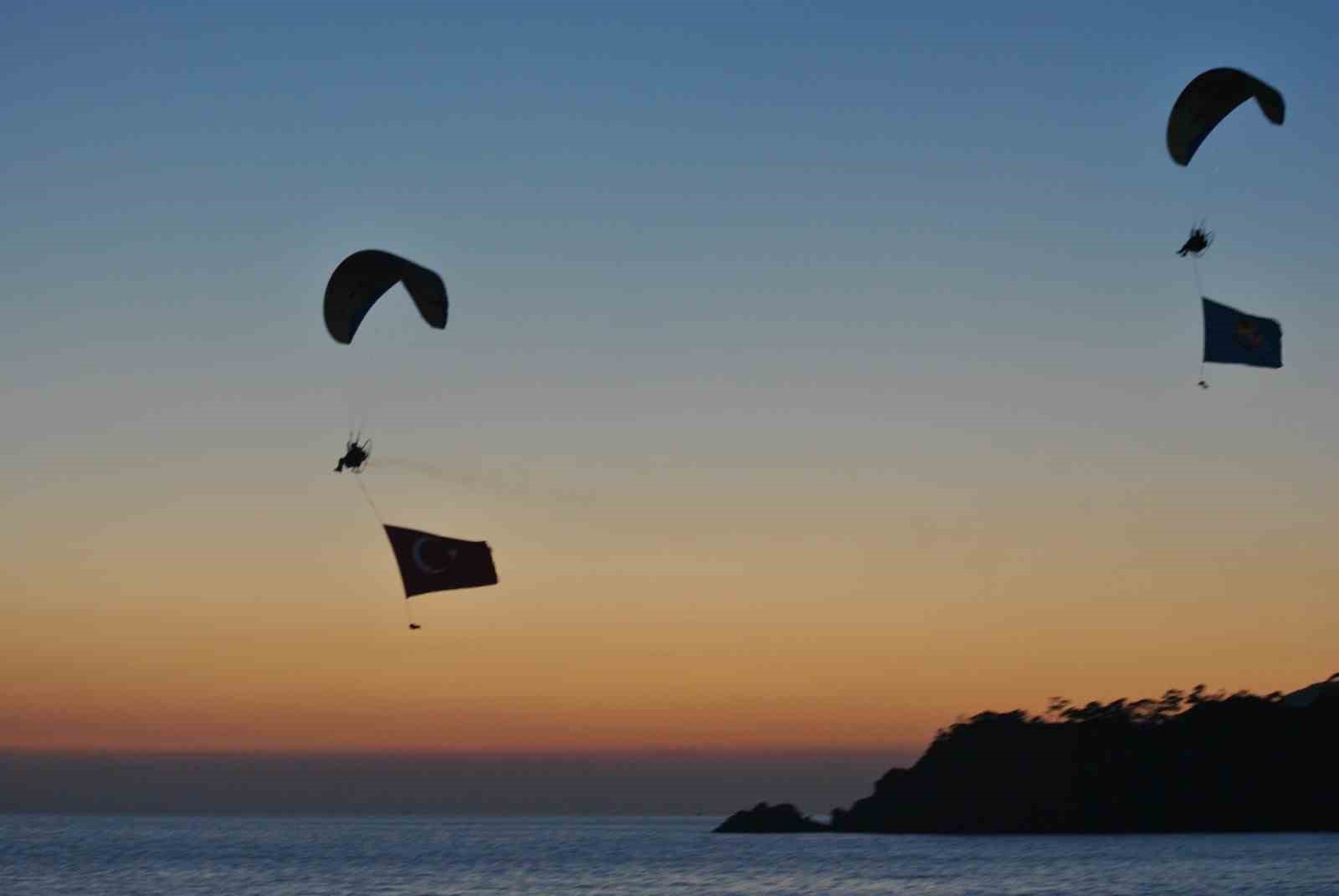 Fethiye’de Ölüdeniz Hava Oyunları Festivali’nde 6 bin 965 uçuş gerçekleştirildi
