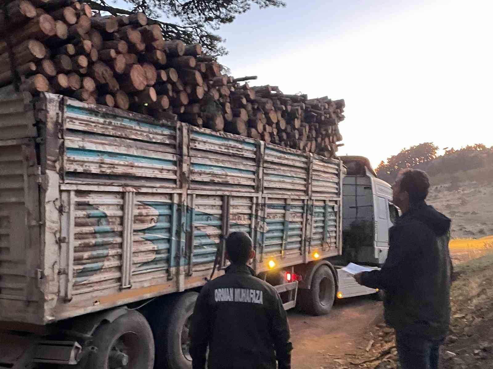 Ormanda mobil kontrol noktalarıyla şok denetimler
