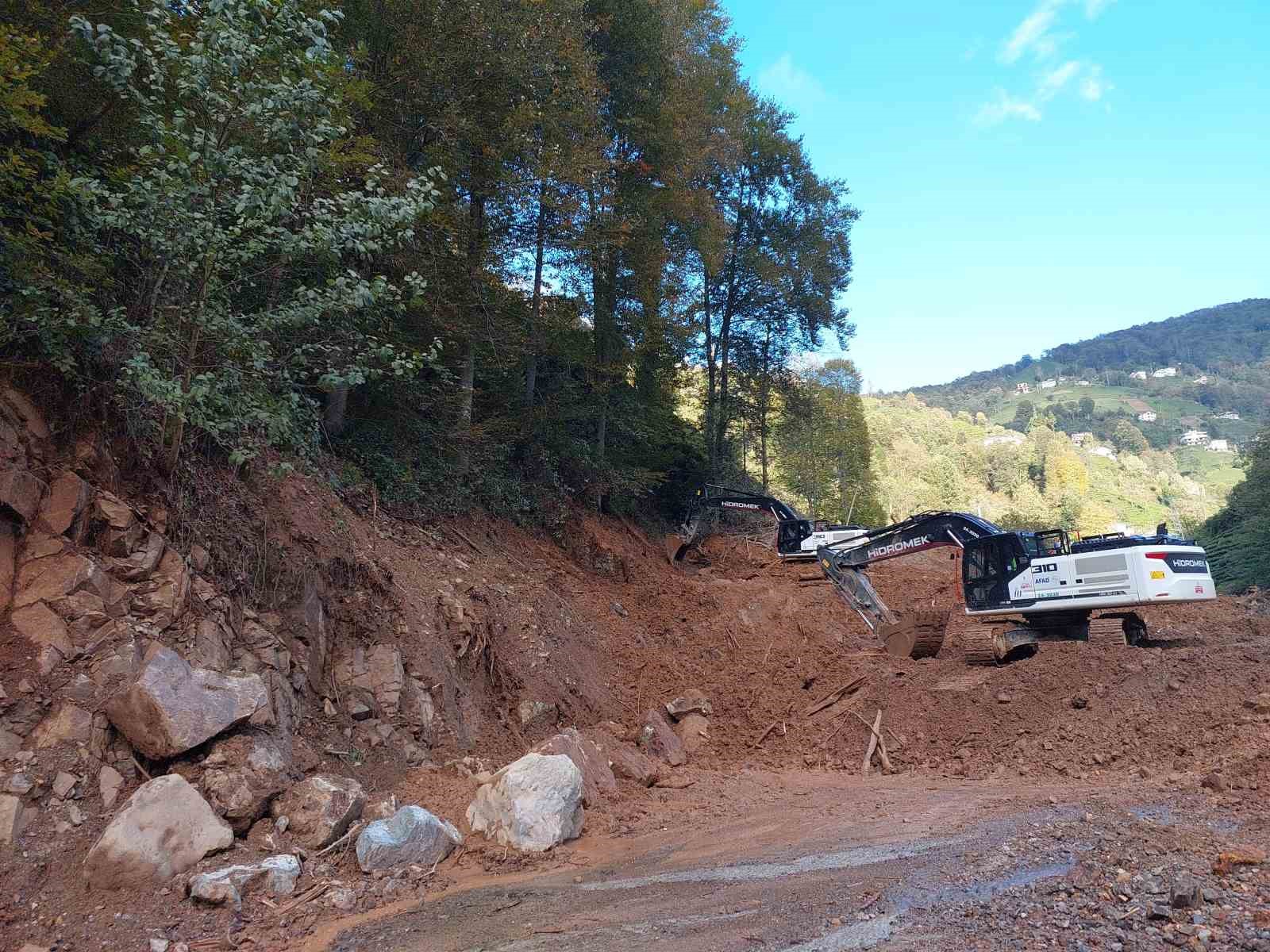 Yağmur dindi, risk azaldı, çalışmalar hız kazandı
