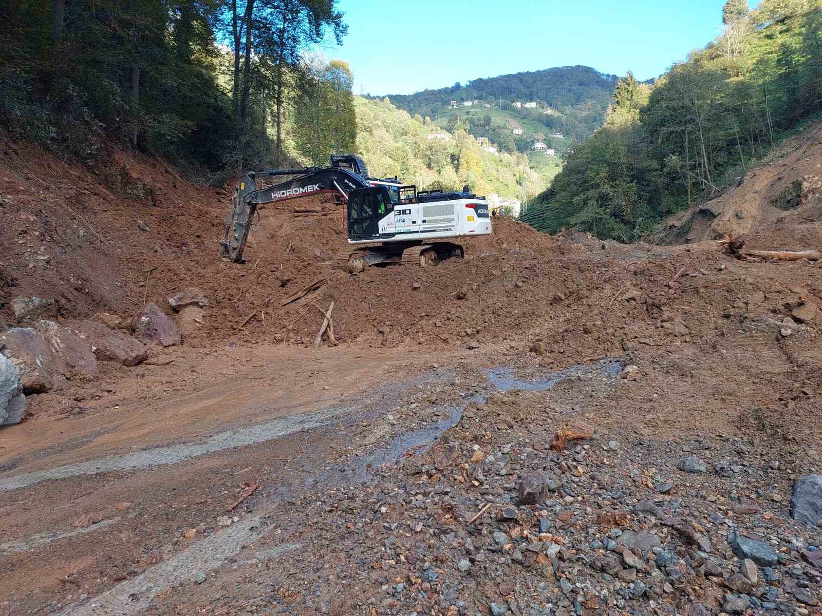 Yağmur dindi, risk azaldı, çalışmalar hız kazandı
