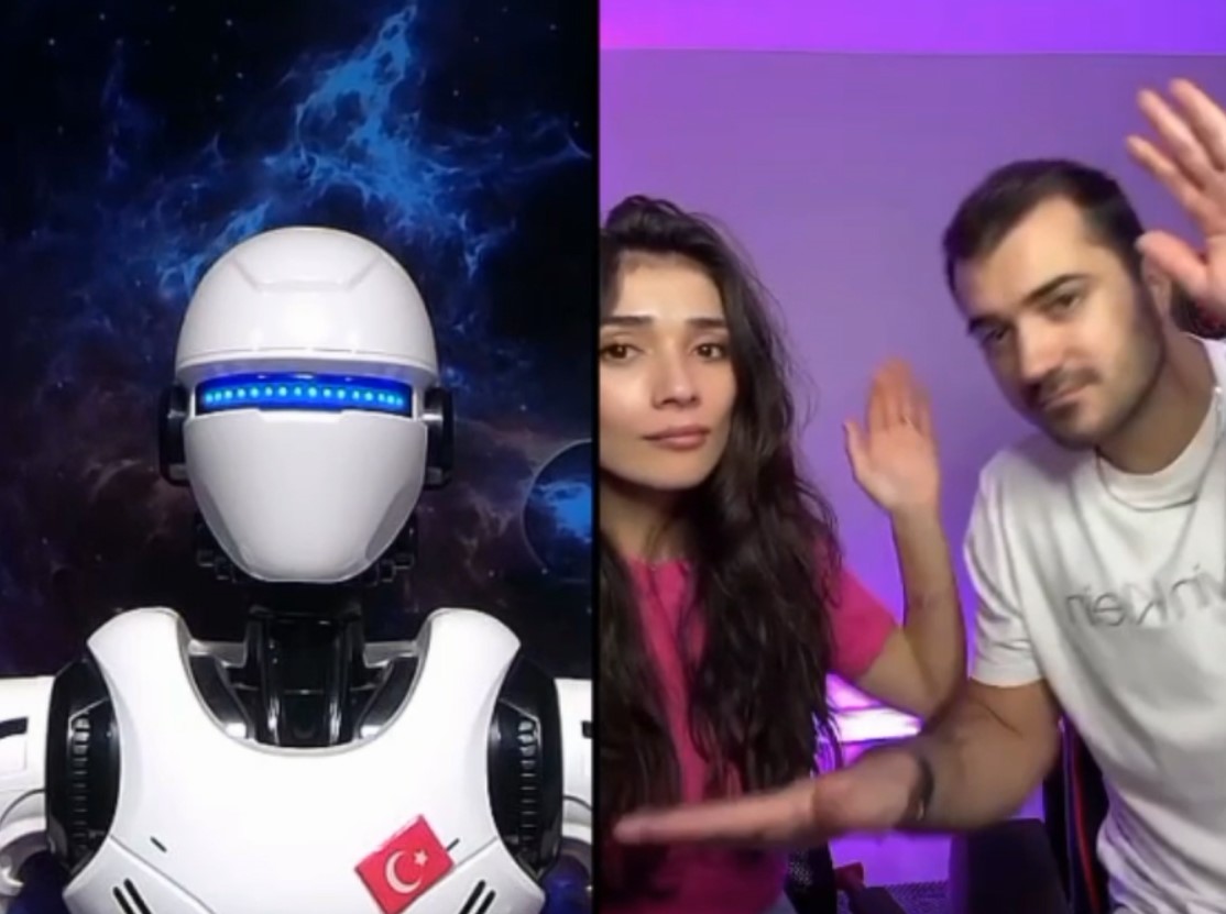 Yapay zeka destekli geliştirilen robot, canlı yayınlarda dans ederek sohbet ediyor
