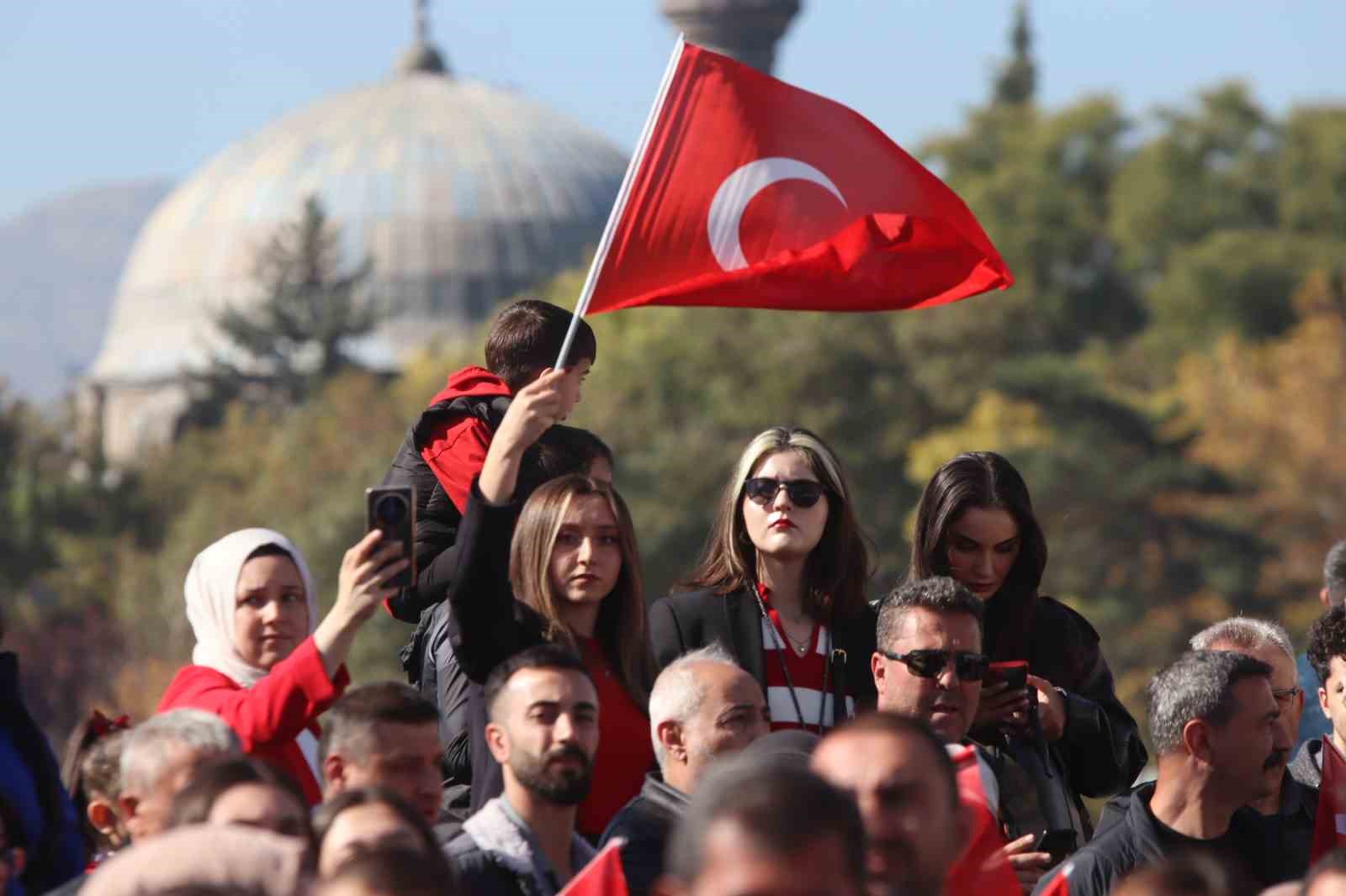 Kayseri’de dev sıcak hava balonlu 29 Ekim kutlaması
