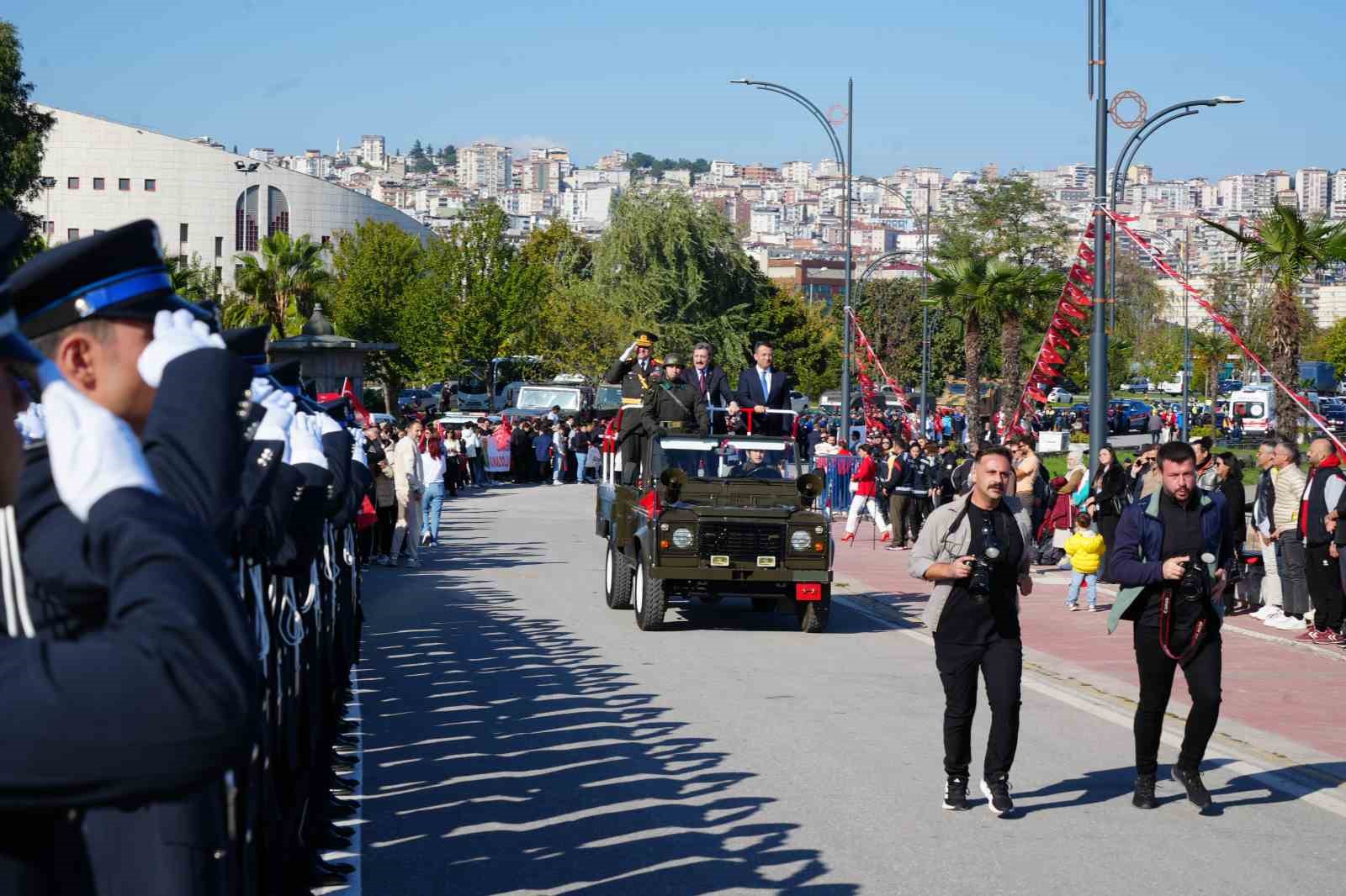 Samsun’da Cumhuriyet’in 101. yılı coşkuyla kutlandı
