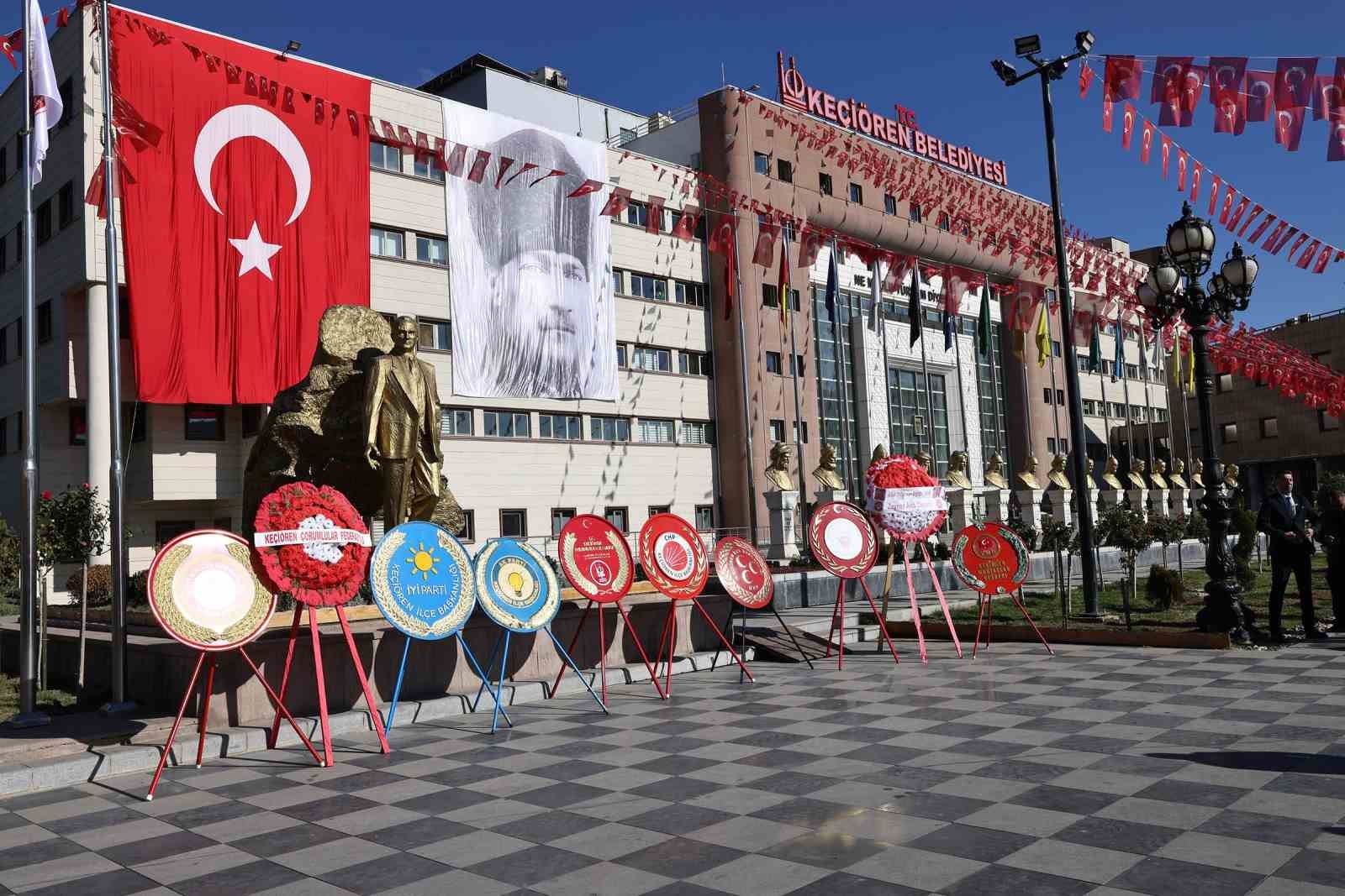 Keçiören’de Cumhuriyet Bayramı’nın 101. yılı kutlandı
