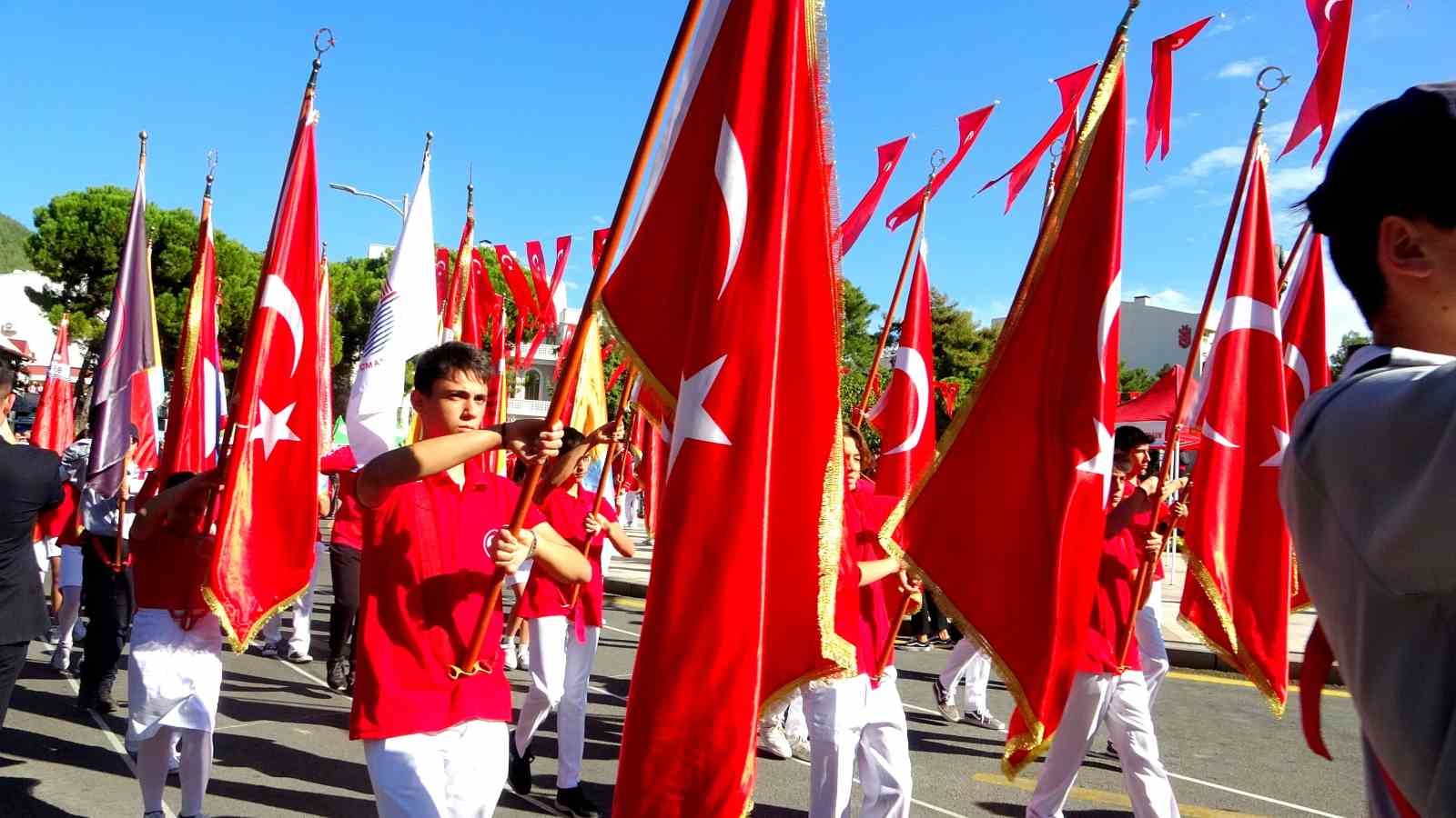 Muğla’da cumhuriyetin 101. yılı coşkuyla kutlandı
