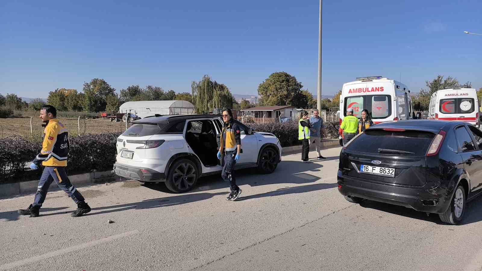 Bursa’da zincirleme kaza: 6 yaralı
