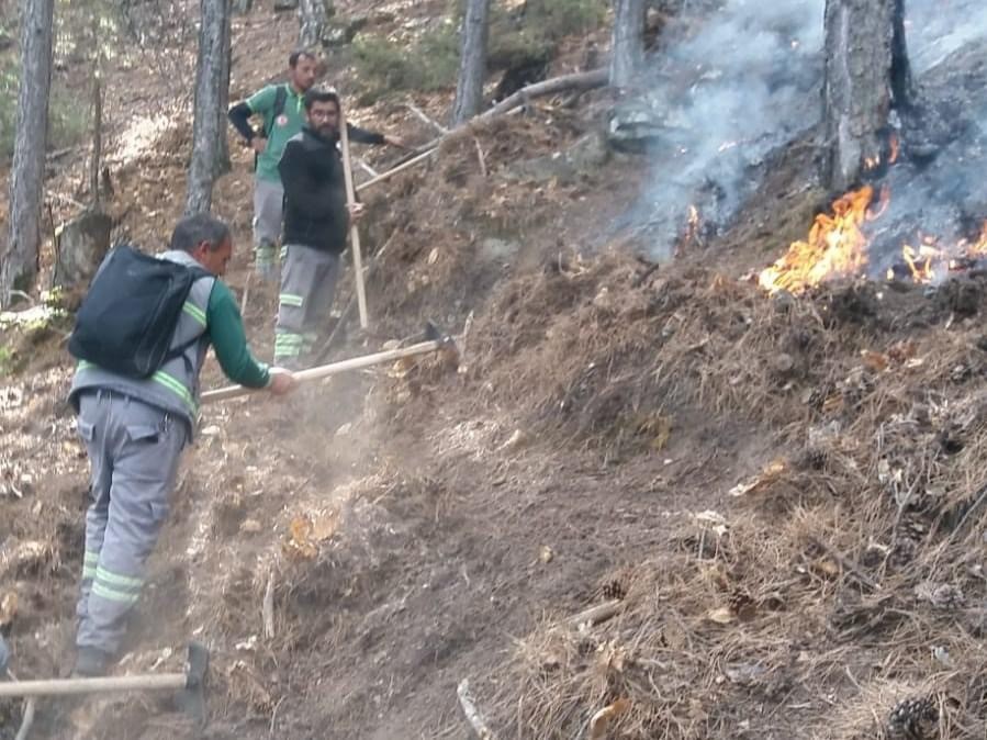 Denizli Büyükşehir Belediyesinden orman yangınıyla mücadeleye büyük destek
