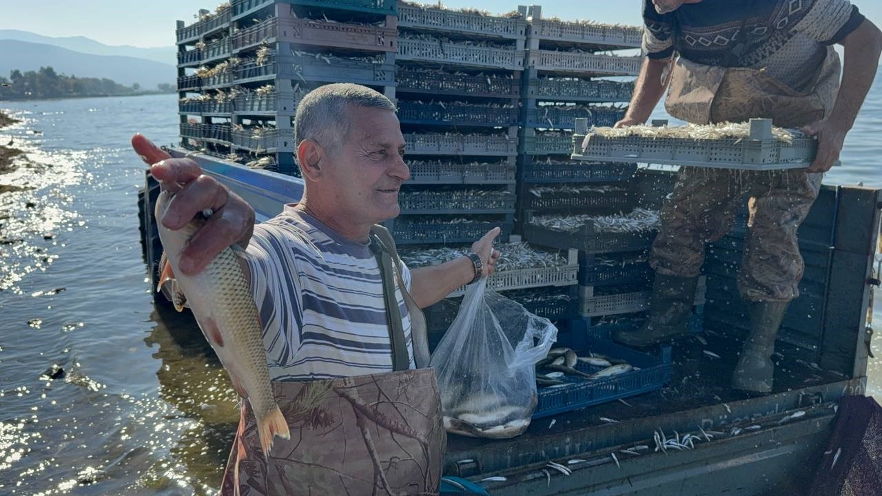 İznik Gölü’nde tarihi balık rekoru
