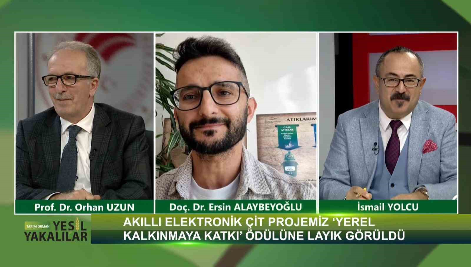 Rektör Uzun, “Yeşil Yakalılar” programına konuk oldu
