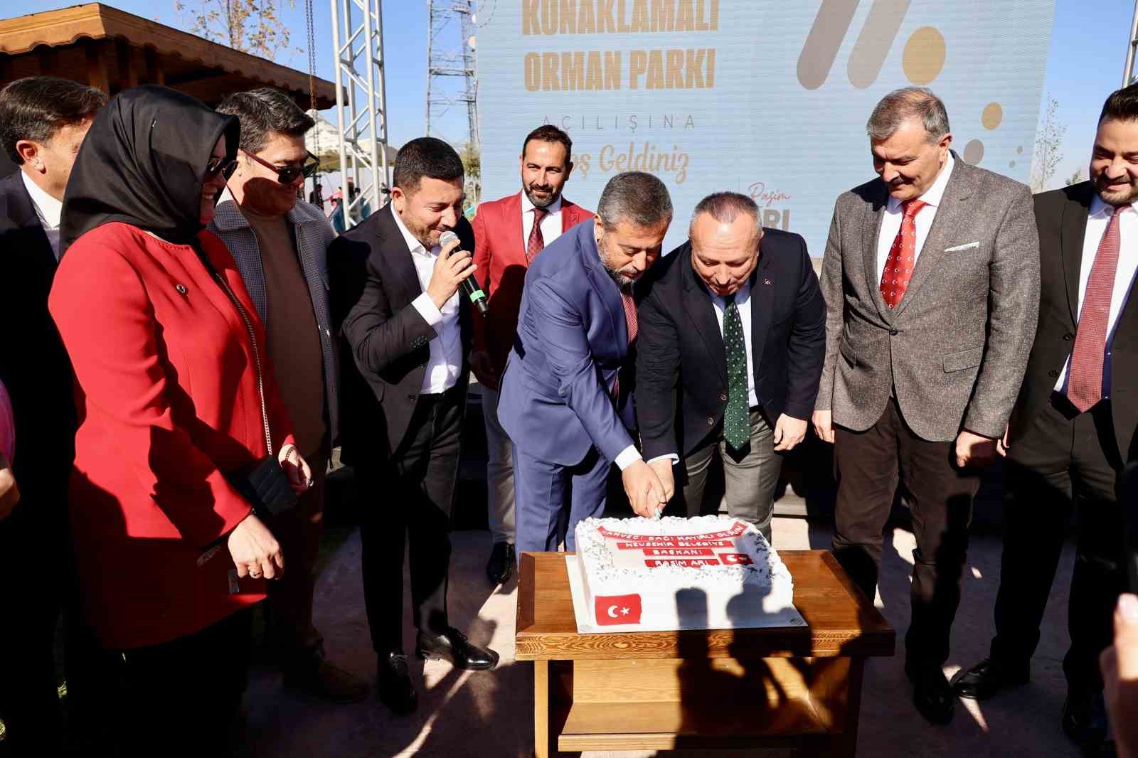 Kahveci dağı konaklamalı orman parkı muhteşem bir törenle açıldı
