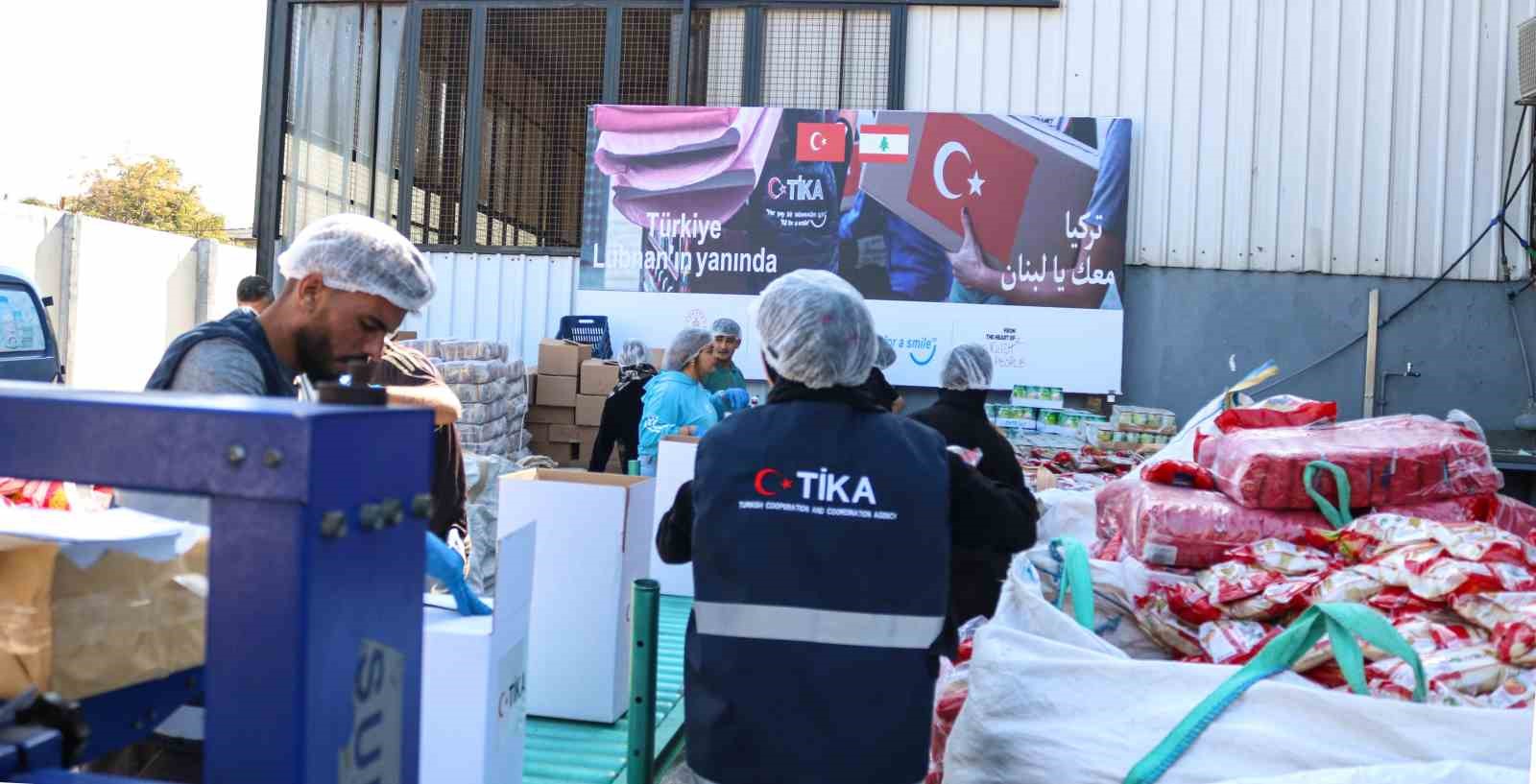 TİKA’dan Lübnan’a gıda ve hijyen malzemesi desteği
